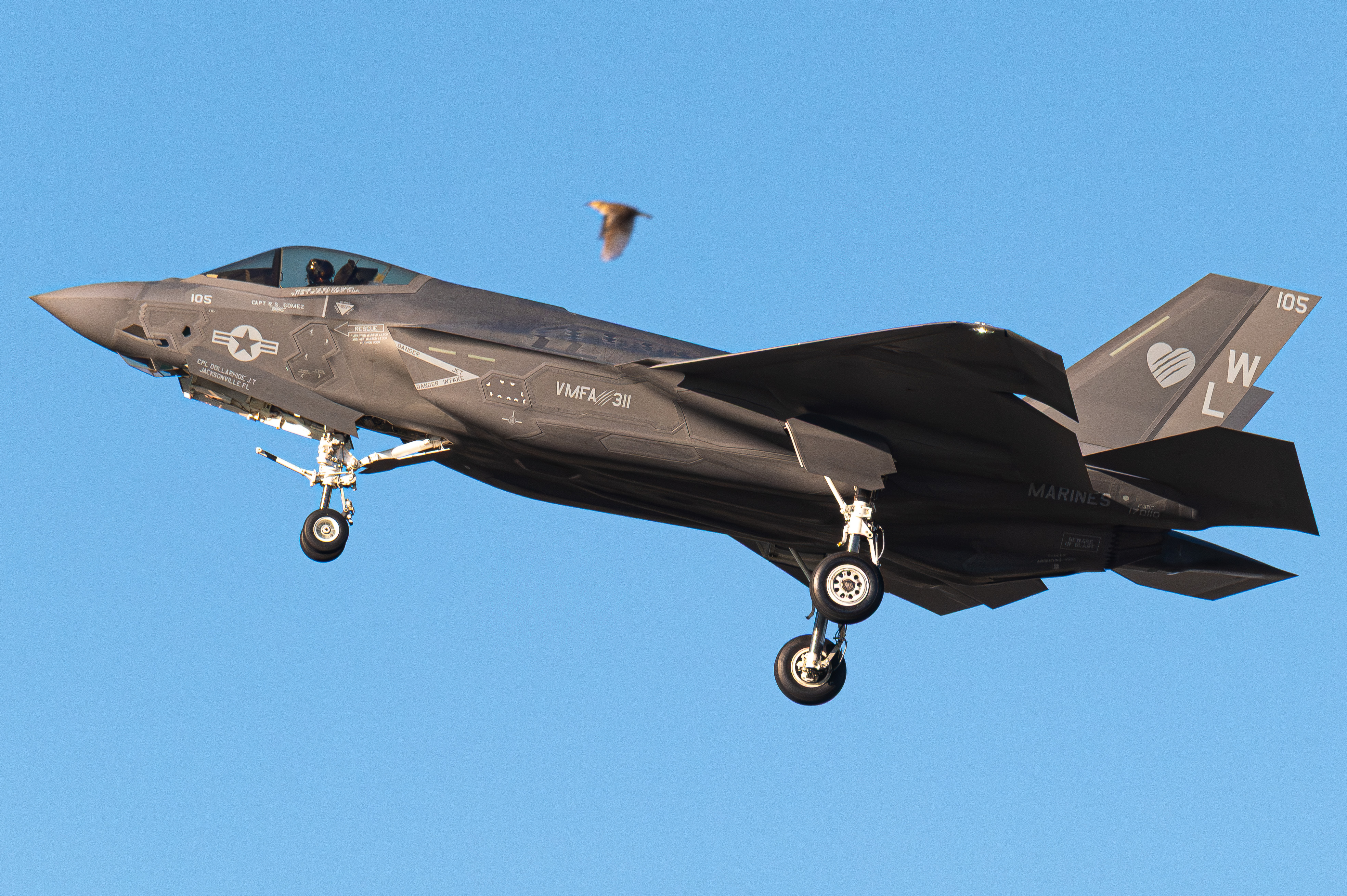 Full size: USMC - United States Marine Corp Lockheed Martin F-35 Lightning 170110 at Miramar MCAS (Joe Foss Field) Airport