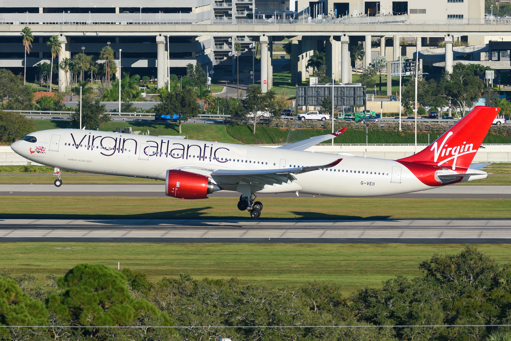 Full size: Virgin Atlantic Airbus A330-900 G-VEII at Tampa International Airport