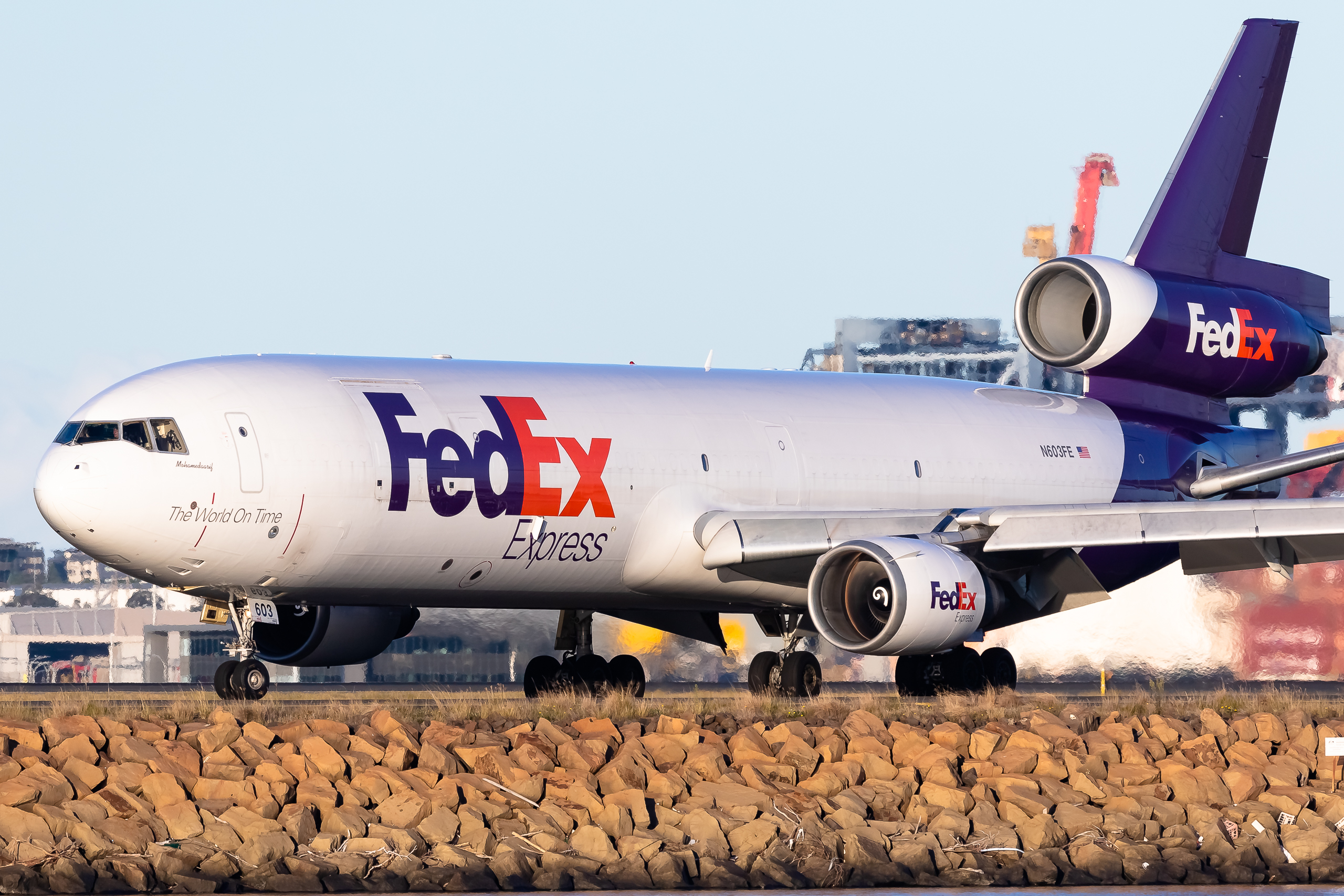 Full size: FedEx McDonnell Douglas MD-11F N603FE at Sydney Kingsford Smith Airport