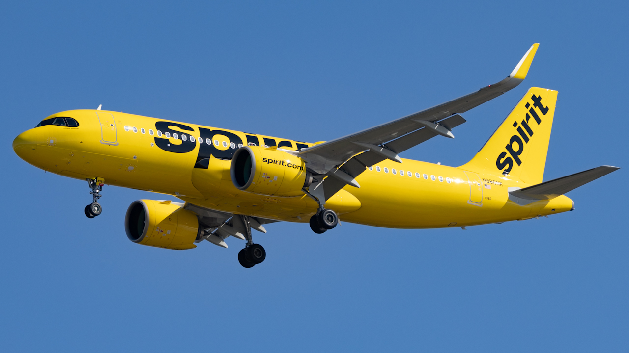 Full size: Spirit Airlines Airbus A320NEO N986NK at Tampa International Airport