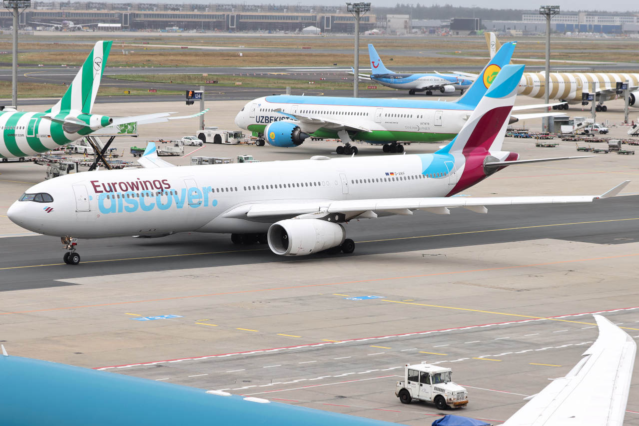 Full size: Eurowings Airbus A330-300 D-AIKF at Frankfurt International Airport
