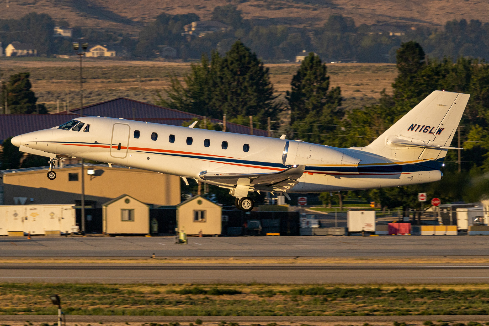 Full size: PRIVATE Cessna 680 Citation Sovereign N116LW at Boise Air Terminal/Gowen Field