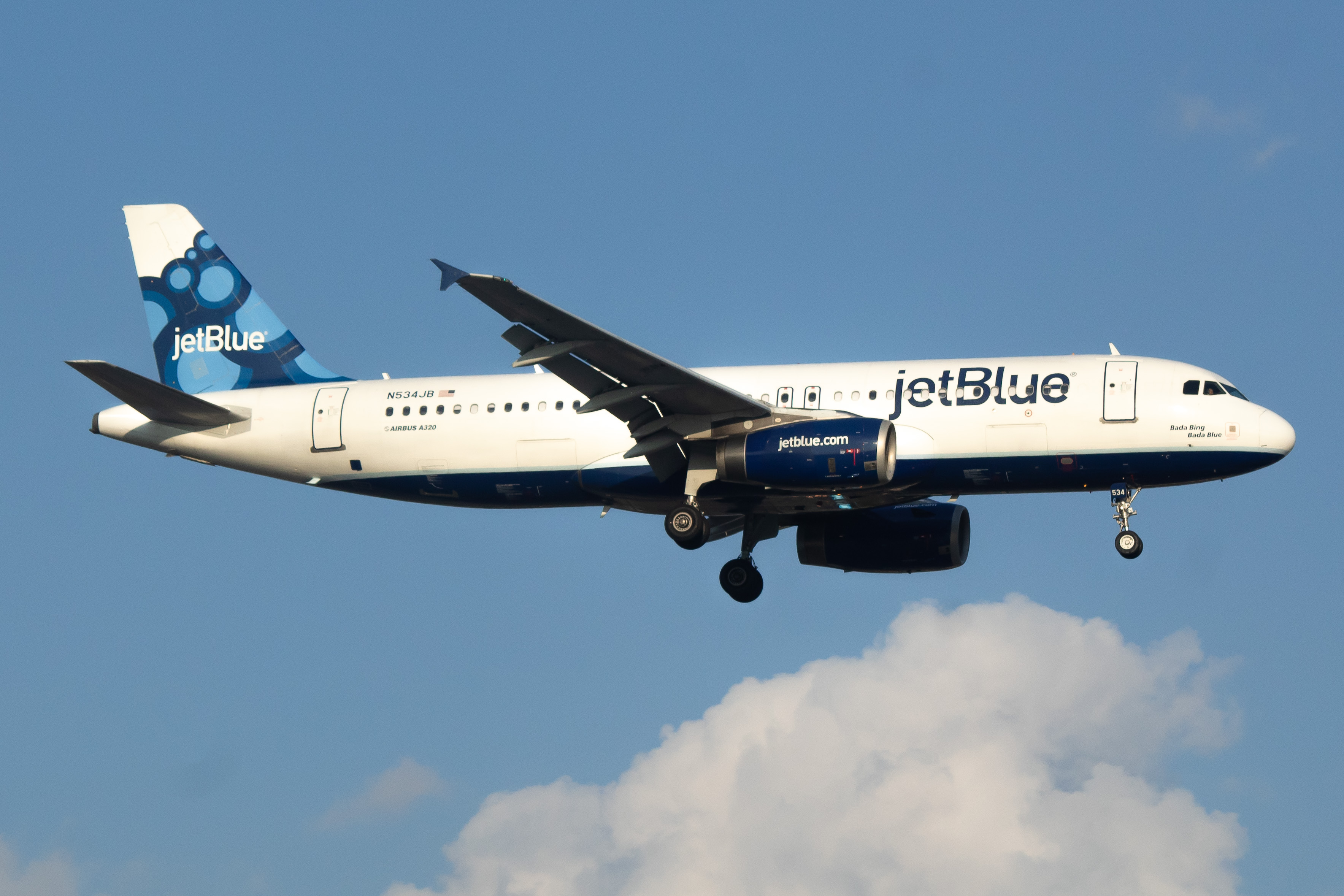 Full size: JetBlue Airways Airbus A320 N534JB at Newark Liberty International Airport