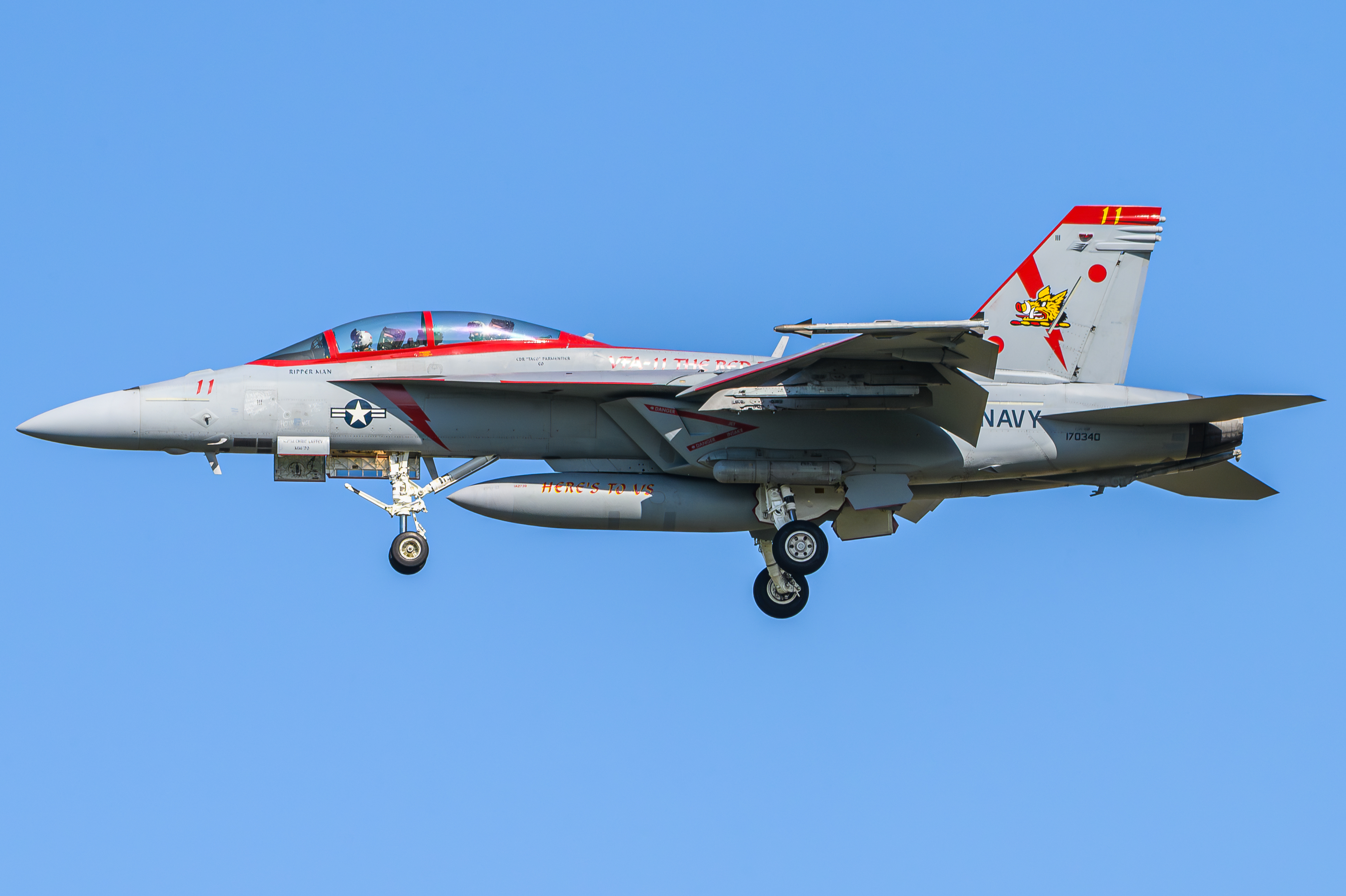 Full size: USN - United States Navy Boeing F/A-18E/F Super Hornet 17-0340 at Oceana Naval Air Station (Apollo Soucek Field)