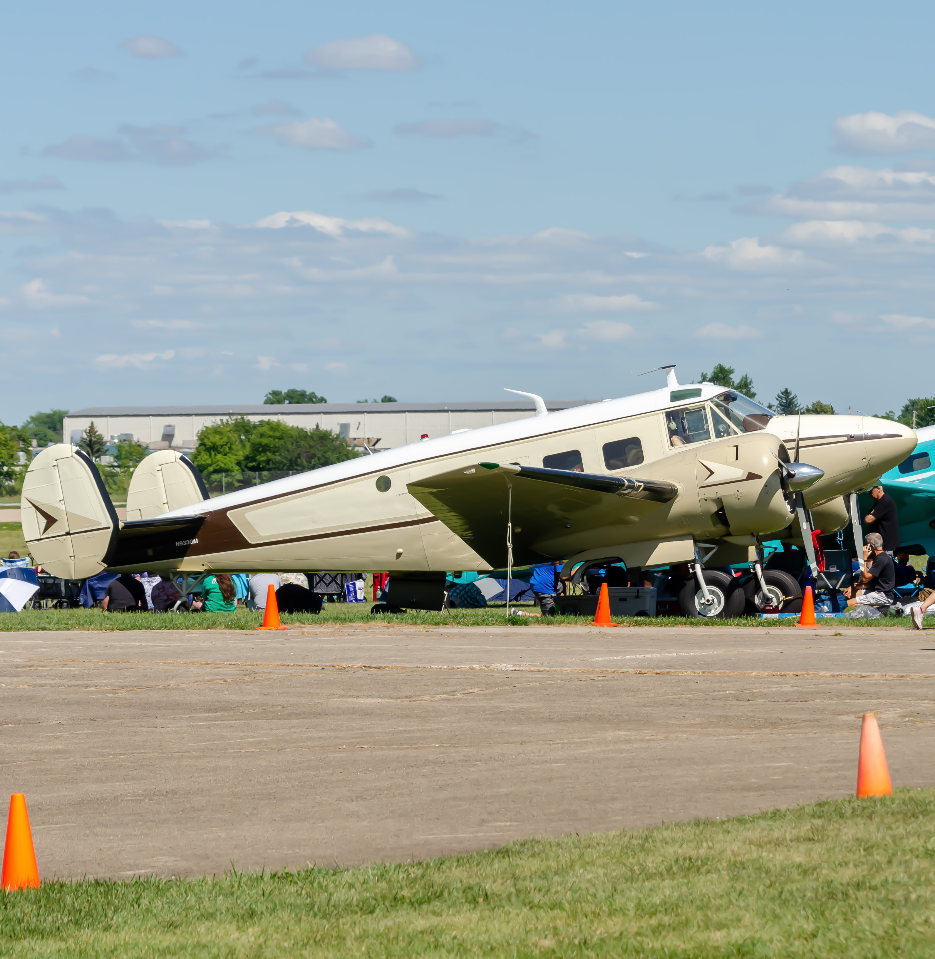Full size: PRIVATE Beechcraft G18 N933GM at Wittman Regional Airport