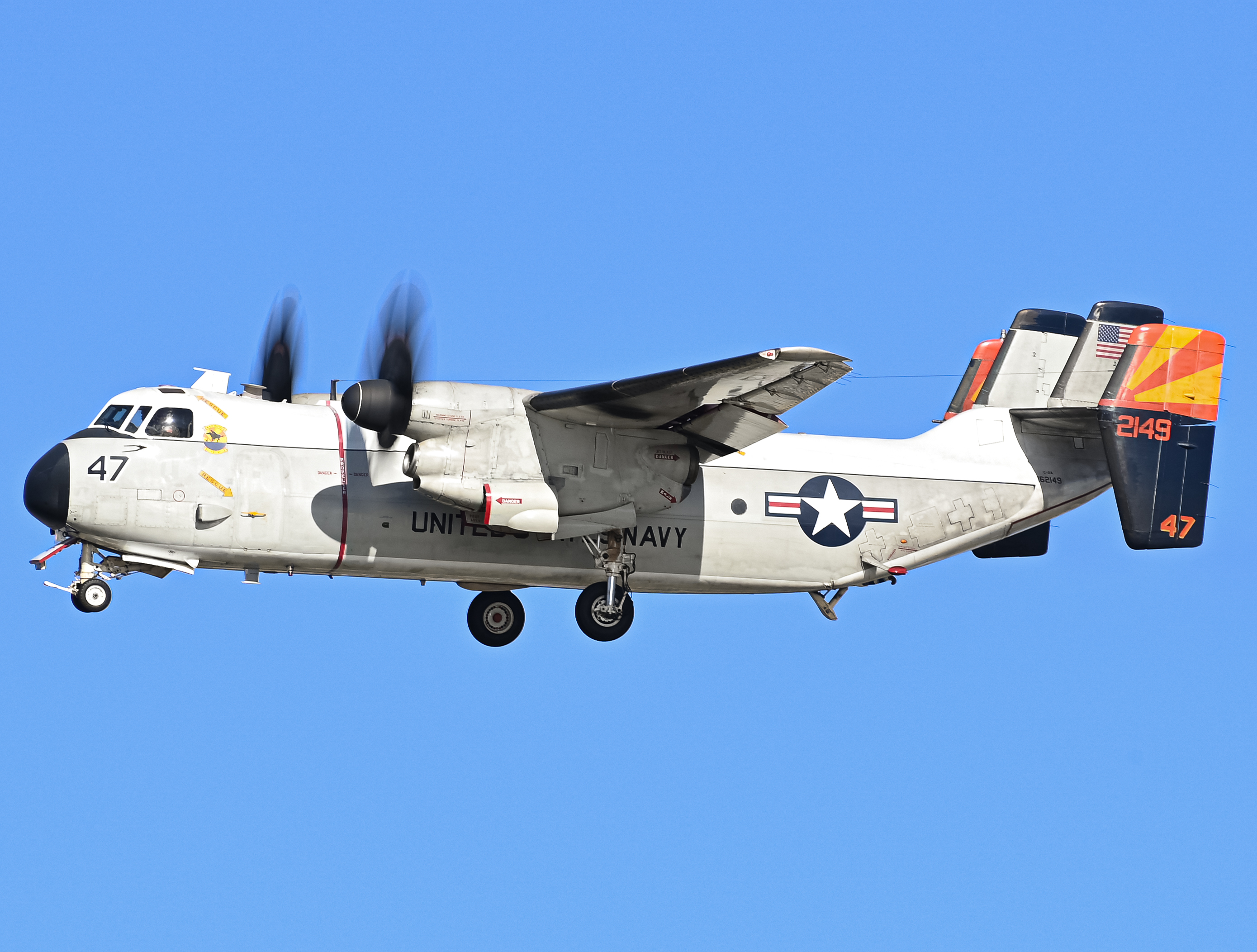 Full size: USN - United States Navy Grumman C-2 Greyhound 162149 at North Island NAS