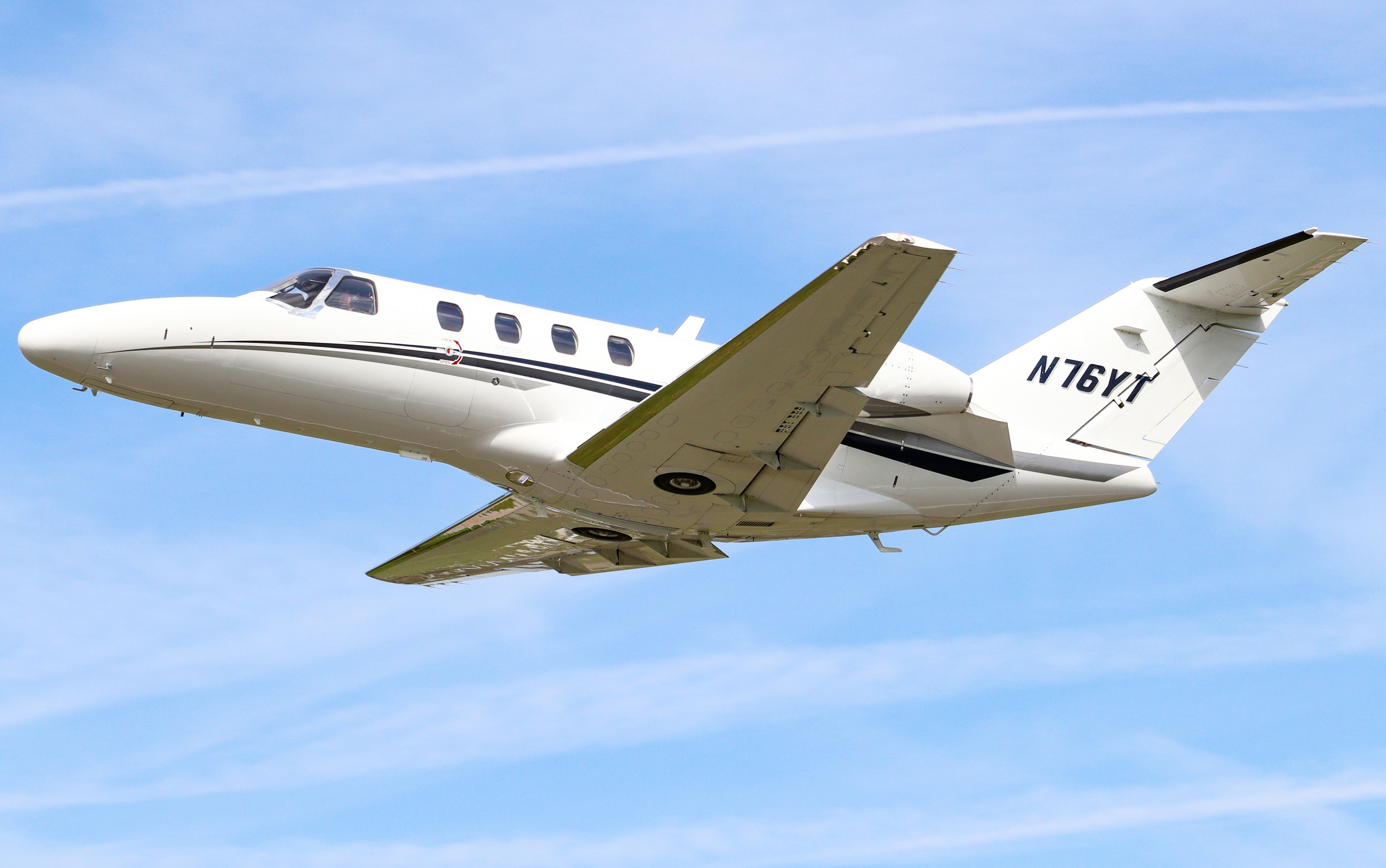 Full size: PRIVATE Cessna Citation CJ1 N76YT at Stuart Powell Field Airport