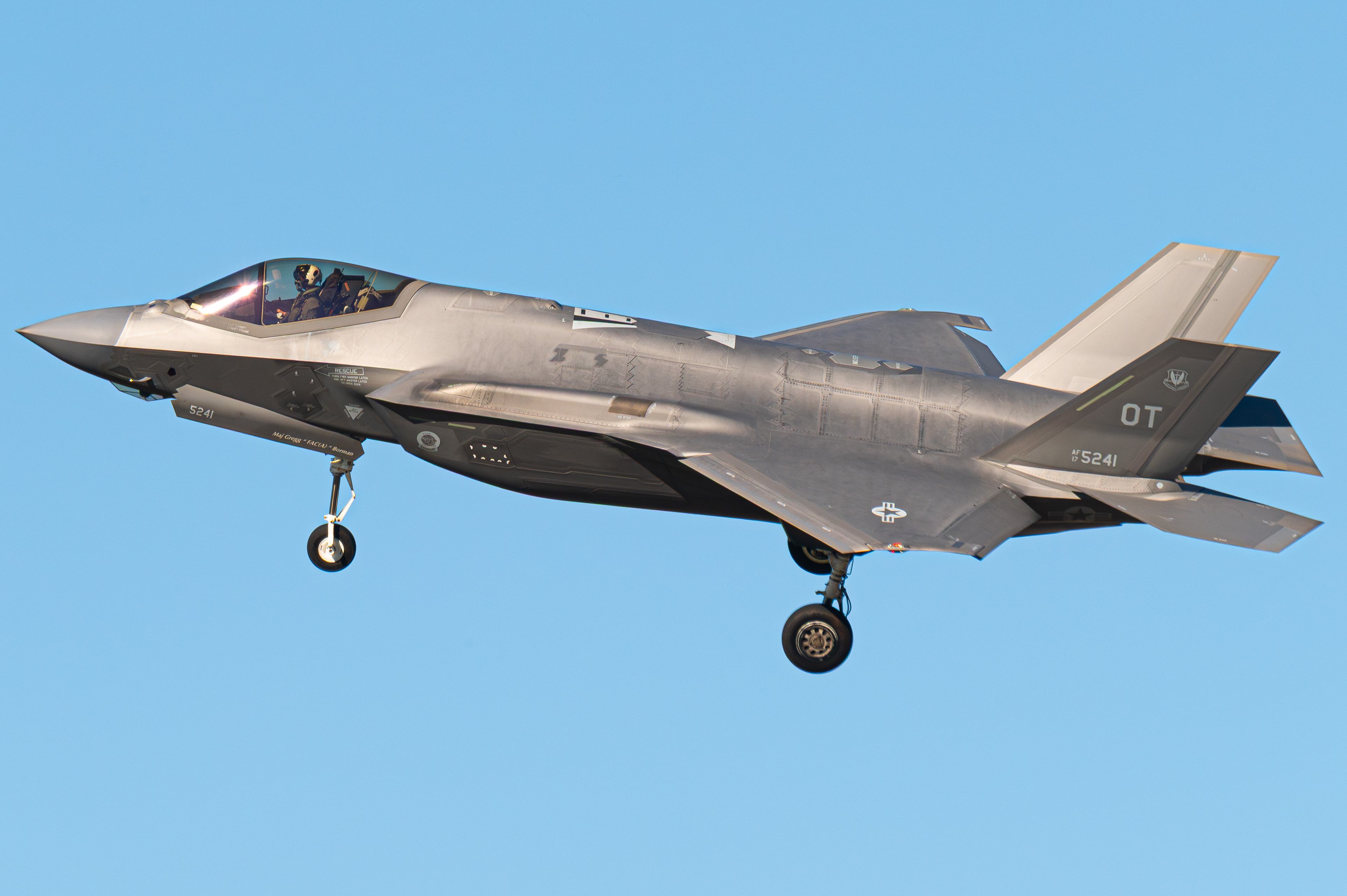 Full size: USAF - United States Air Force Lockheed Martin F-35 Lightning 17-5241 at Miramar MCAS (Joe Foss Field) Airport