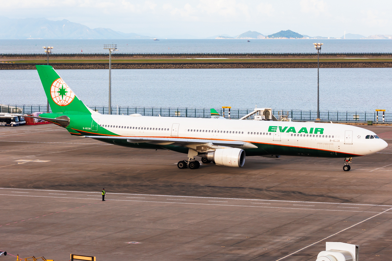 Full size: EVA Air Airbus A330-300 B-16338 at Macau International Airport