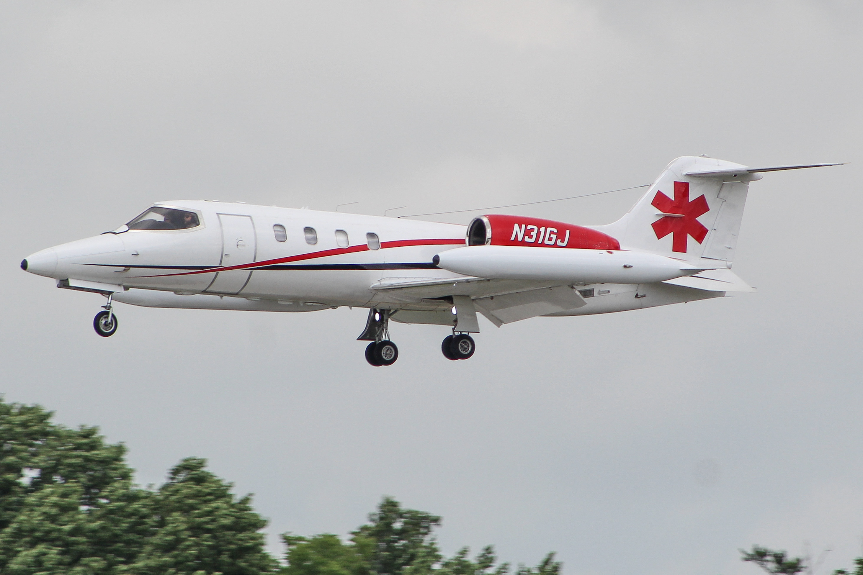 Full size: PRIVATE Learjet 36 N31GJ at Blue Grass Airport