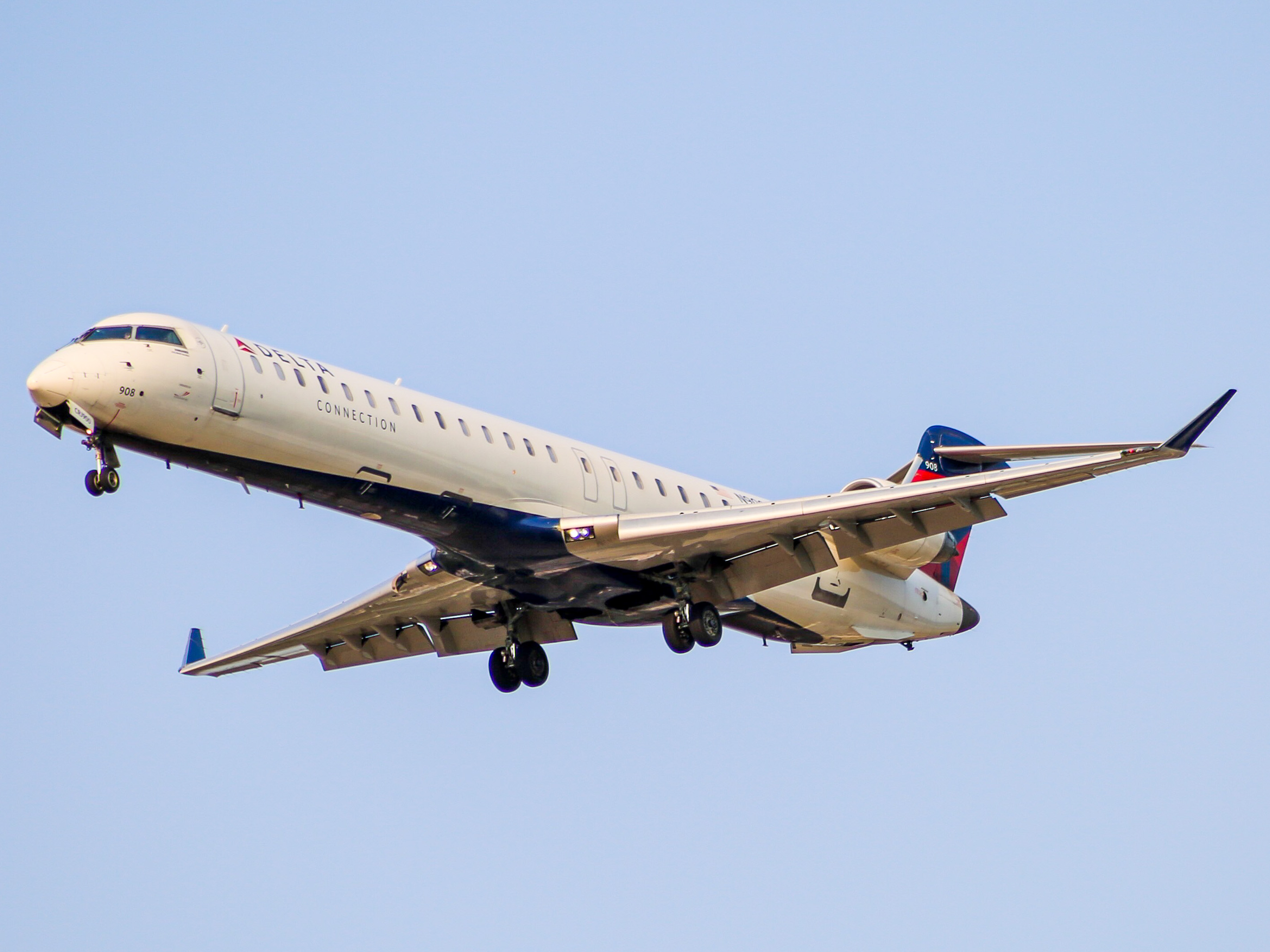 Full size: Delta Connection Bombardier CRJ-900 N908XJ at Baltimore/Washington International Thurgood Marshall Airport