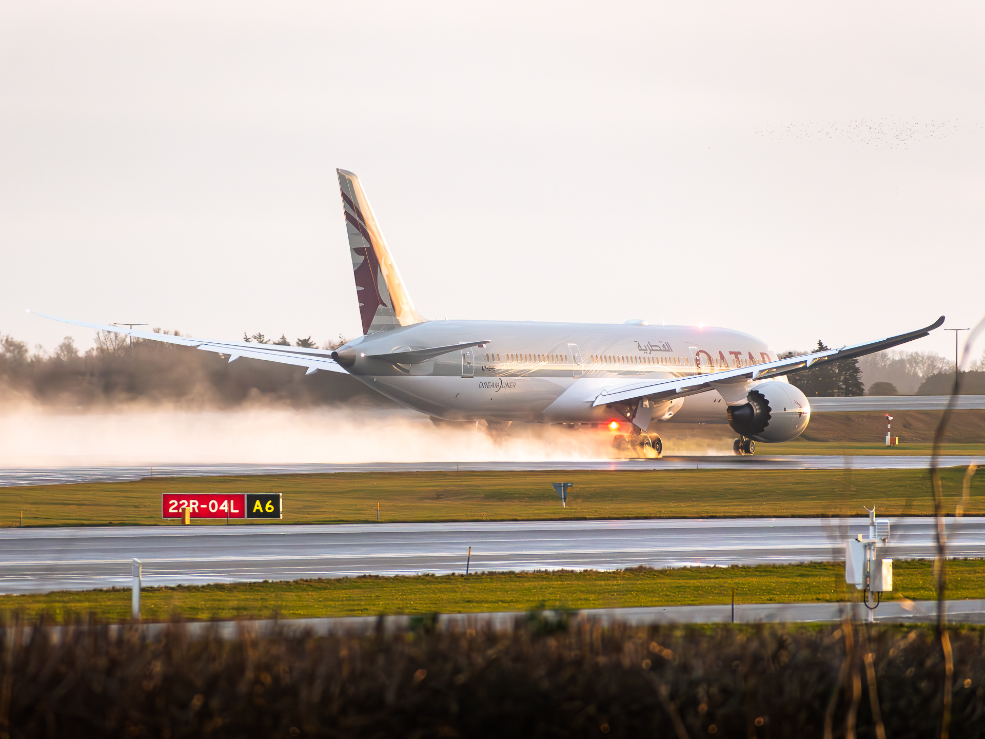 Full size: Qatar Airways Boeing 787-9 A7-BHS at Copenhagen Airport