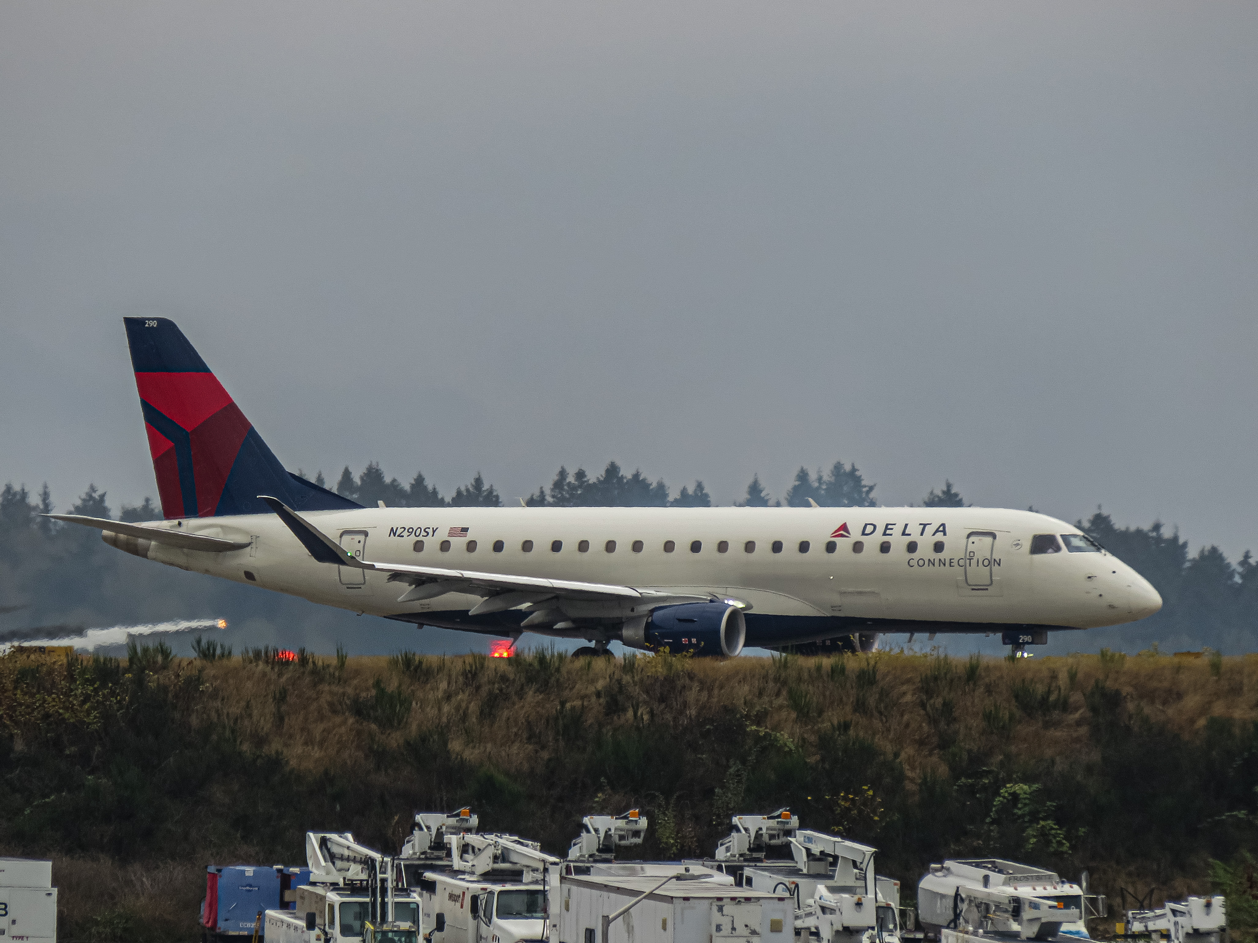 Full size: Delta Connection Embraer E175 N290SY at Seattle-Tacoma International Airport