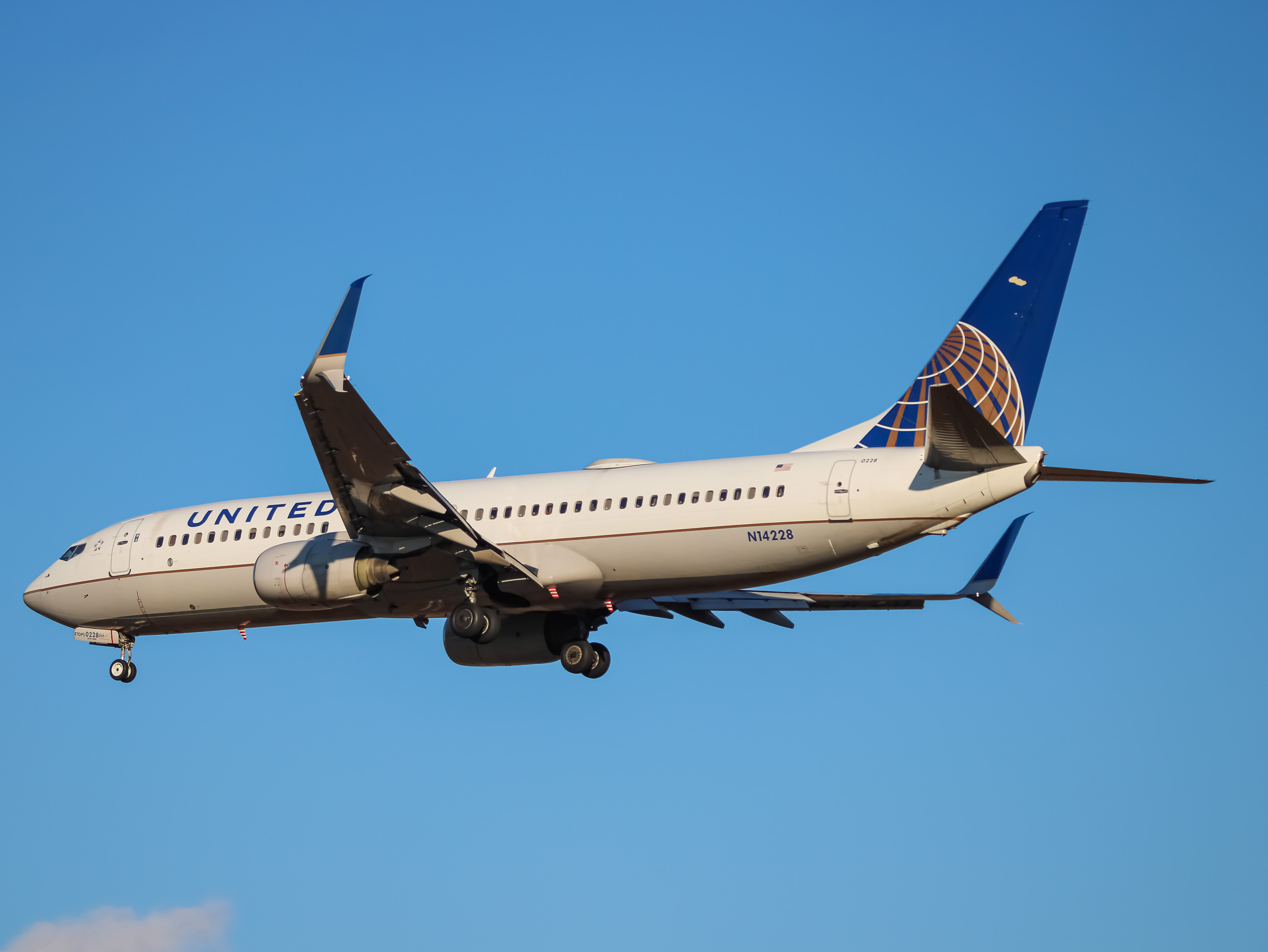 Full size: United Airlines Boeing 737-800 N14228 at Washington Dulles International Airport