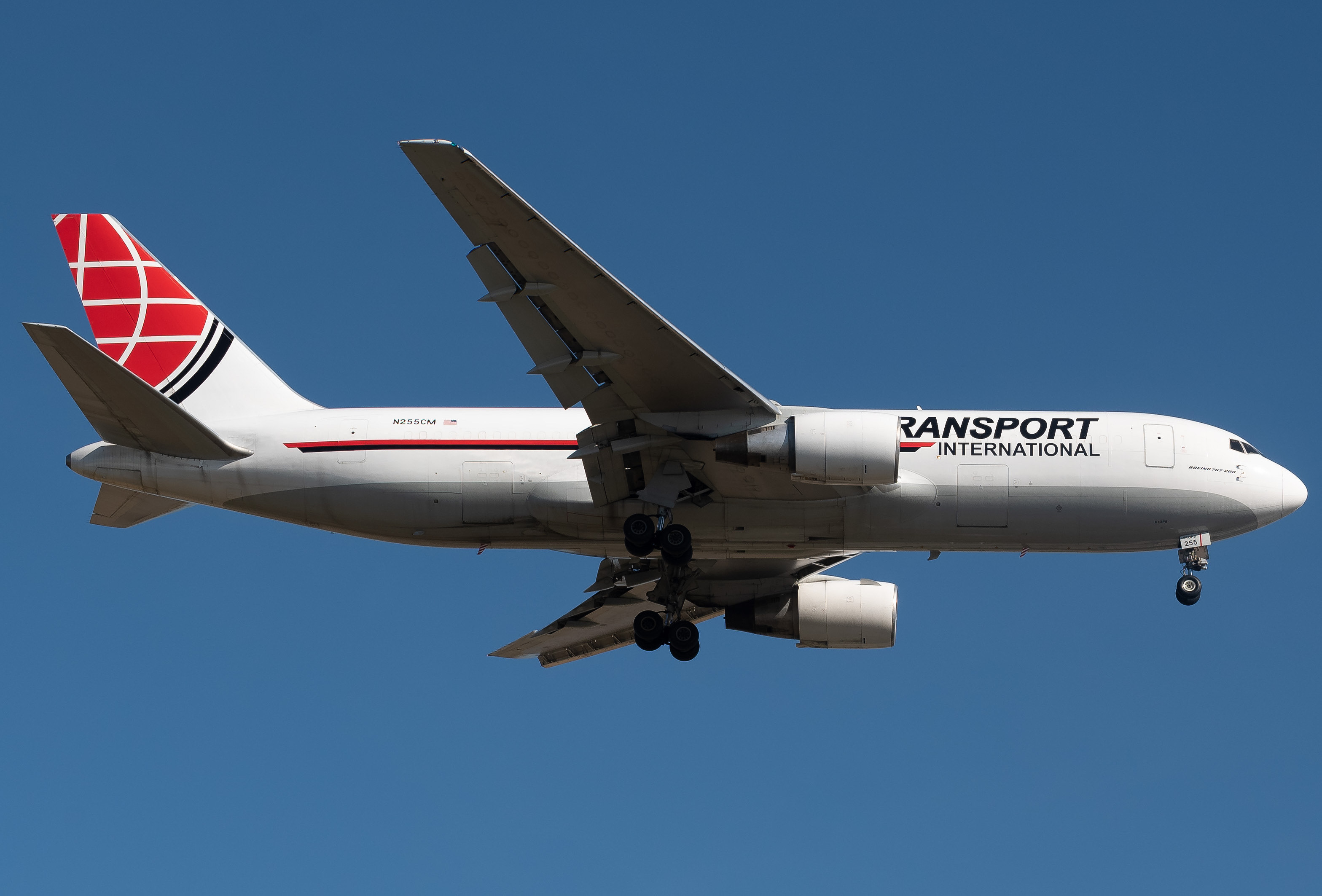Full size: Air Transport International Boeing 767-200F N255CM at Wilmington Air Park