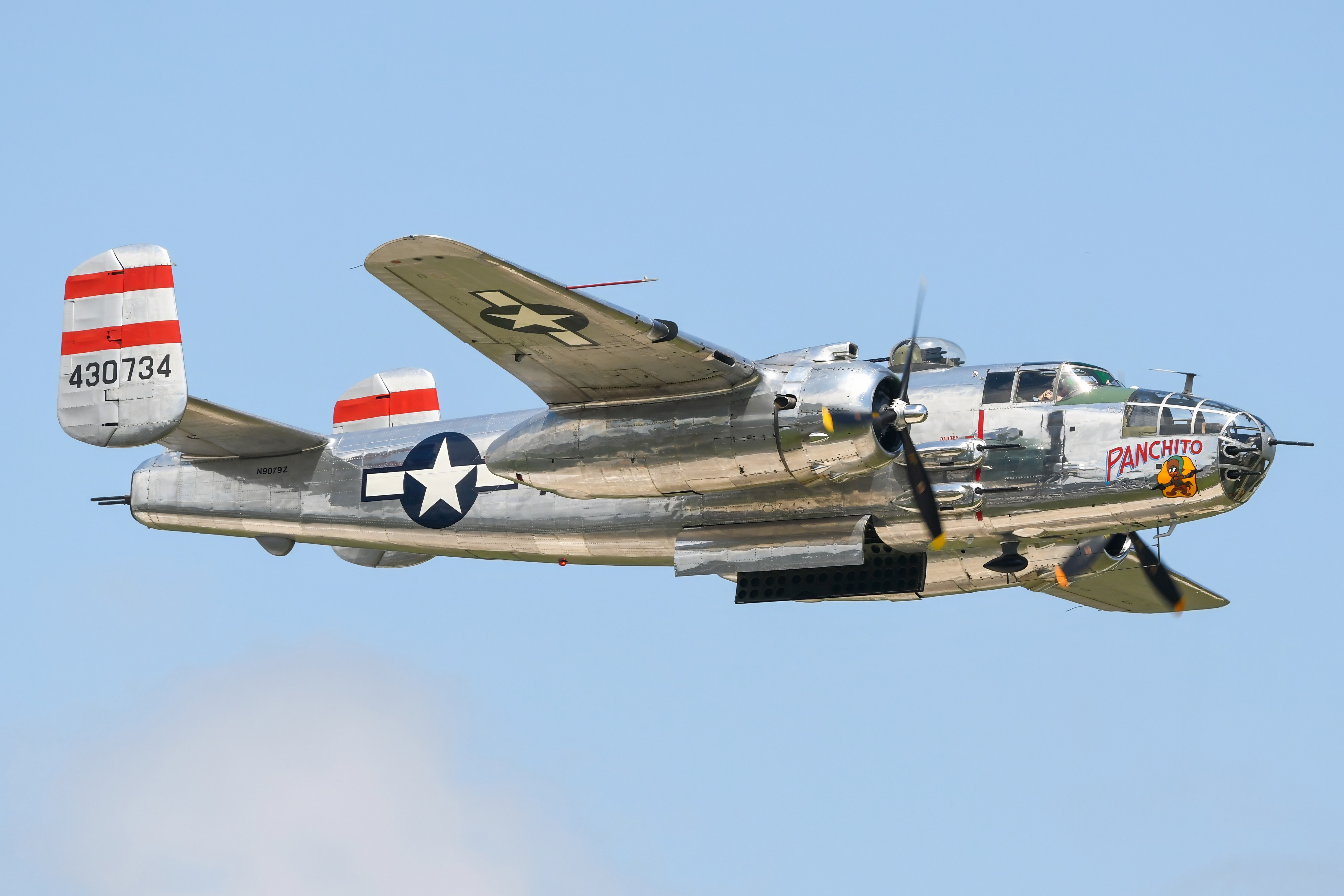 Full size: PRIVATE  North American B-25 Mitchell N9079Z at Dover Air Force Base