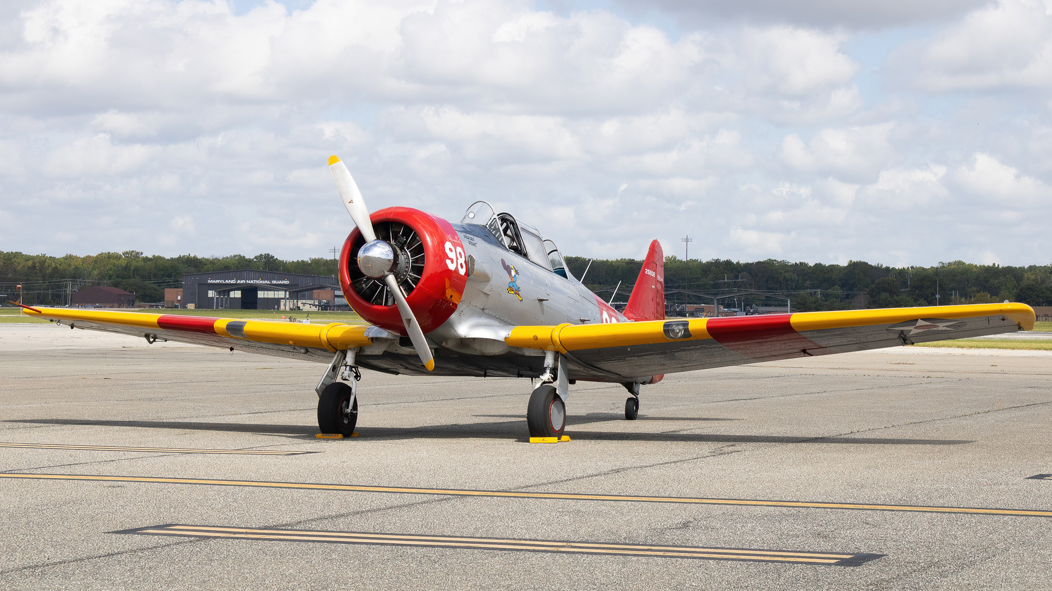 Full size: PRIVATE North American SNJ-4 Texan  N26808 at Martin State Airport