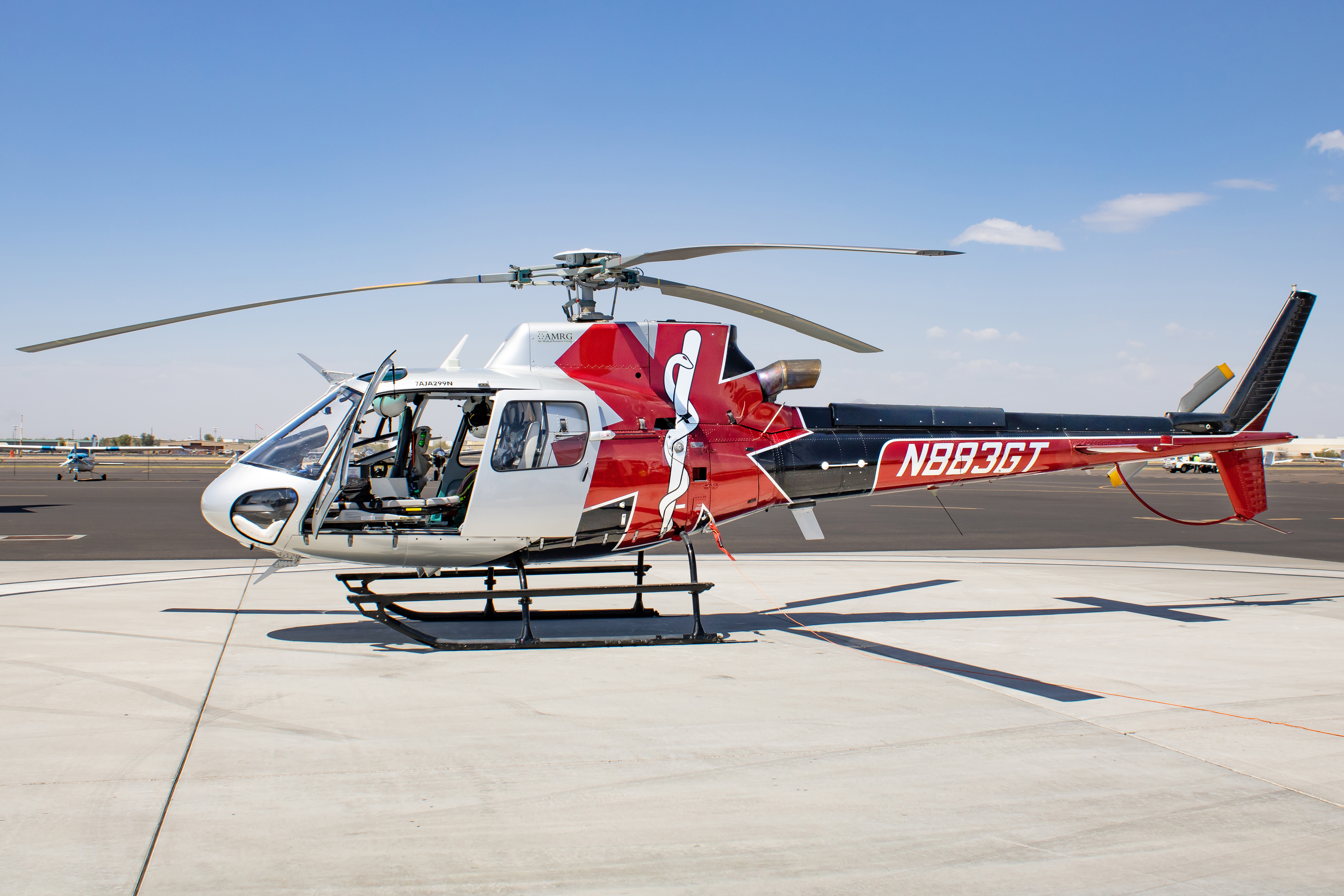 Full size: Guardian Flight Airbus Helicopters H125 N883GT at Falcon Field Airport