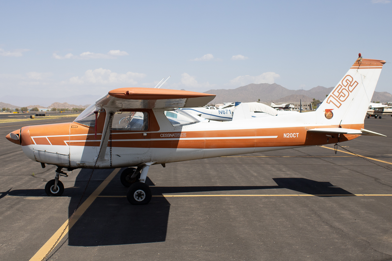 Full size: PRIVATE Cessna 152 N20CT at Falcon Field Airport