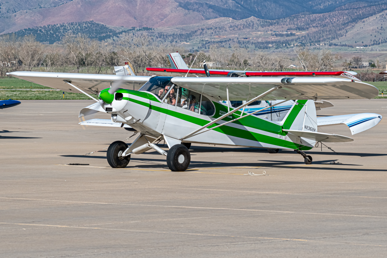 Full size: PRIVATE  Ercoupe 415C N2362H at Vance Brand Airport