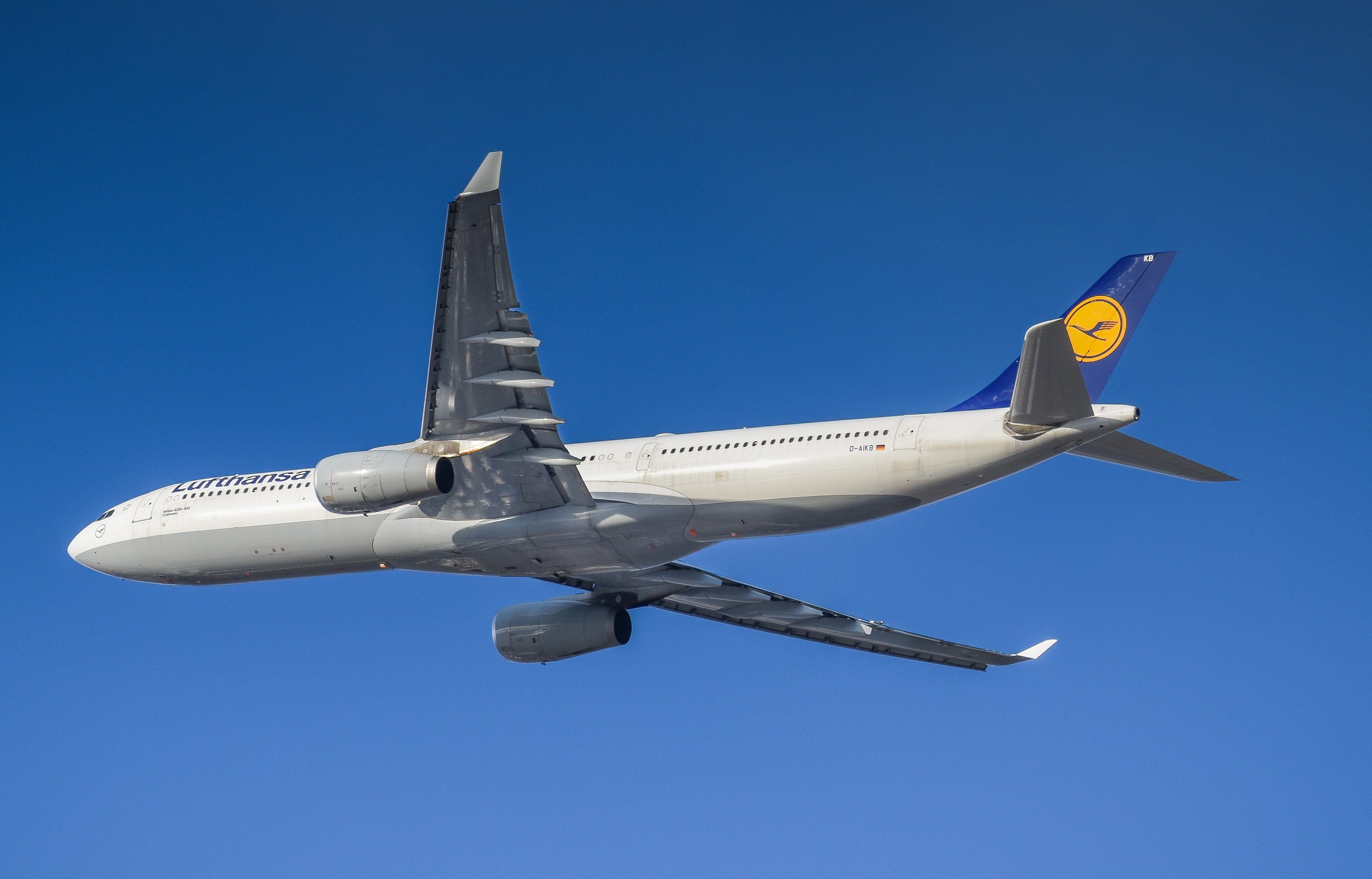 Full size: Lufthansa Airbus A330-300 D-AIKB at General Edward Lawrence Logan International Airport