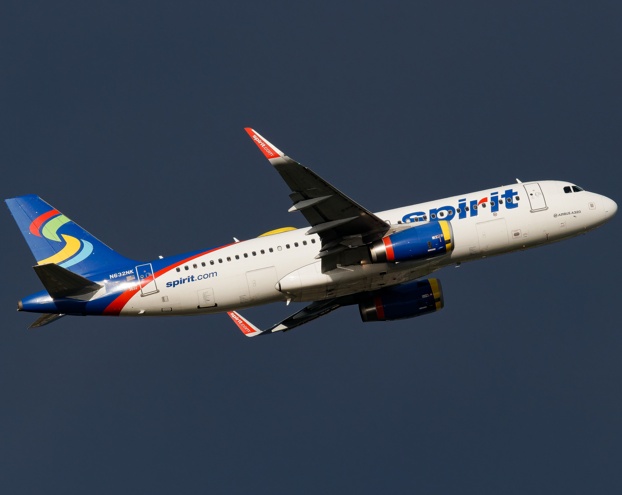 Full size: Spirit Airlines Airbus A320 N632NK at Tampa International Airport