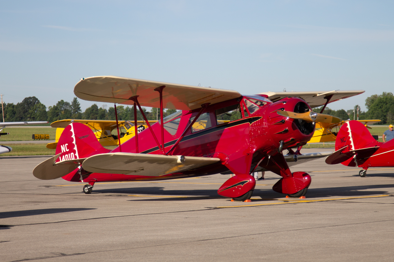 Full size: PRIVATE WACO YKC NC14010 at Delaware Municipal Airport