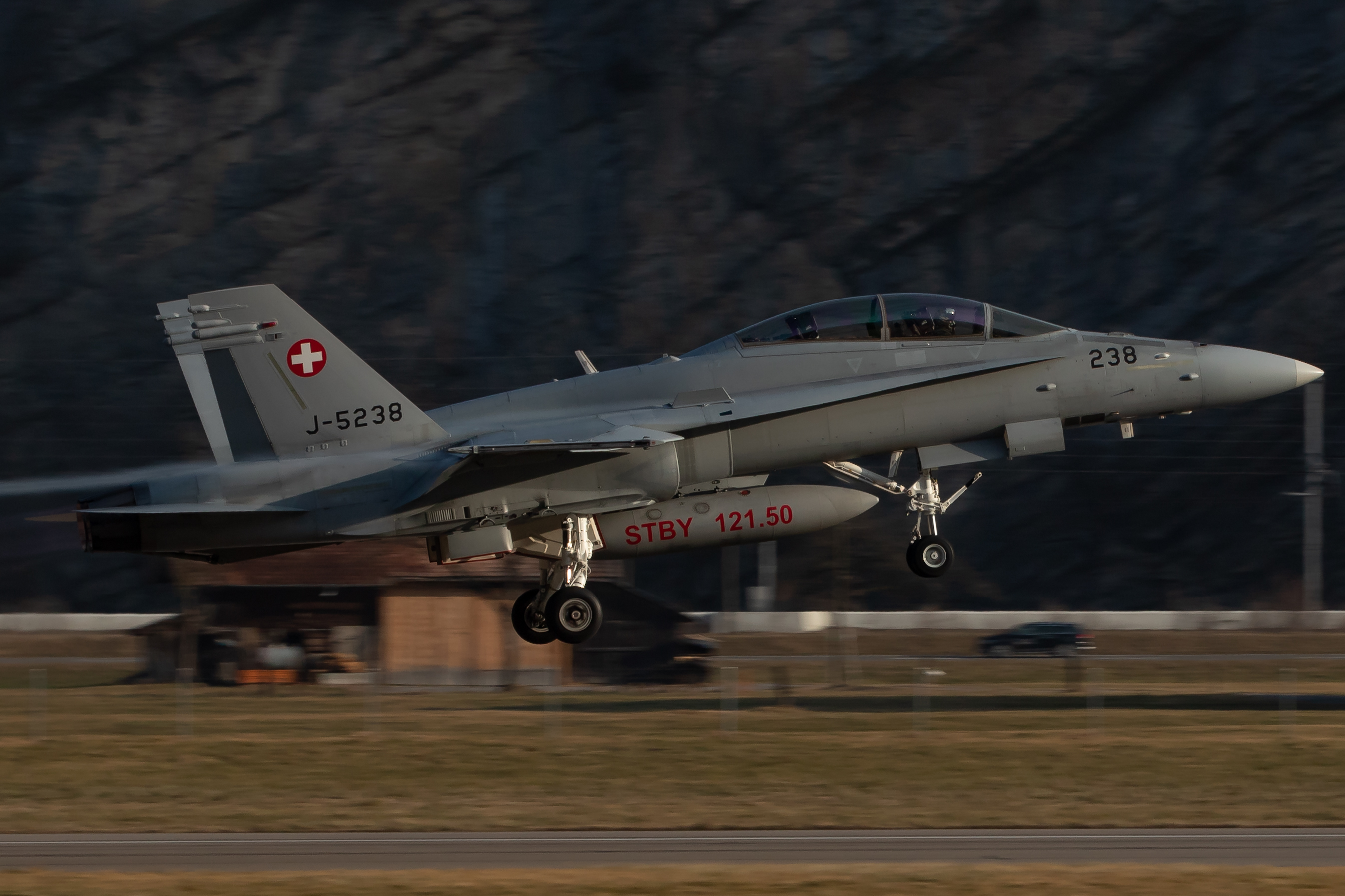 Full size: Swiss Air Force McDonnel Douglas F/A-18 Hornet J-5238 at 