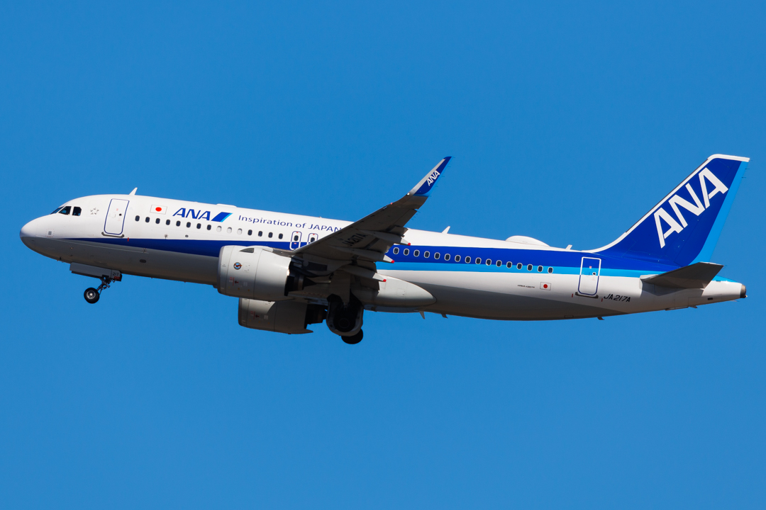 JA217A | All Nippon Airways Airbus A320neo at hnd | AeroXplorer