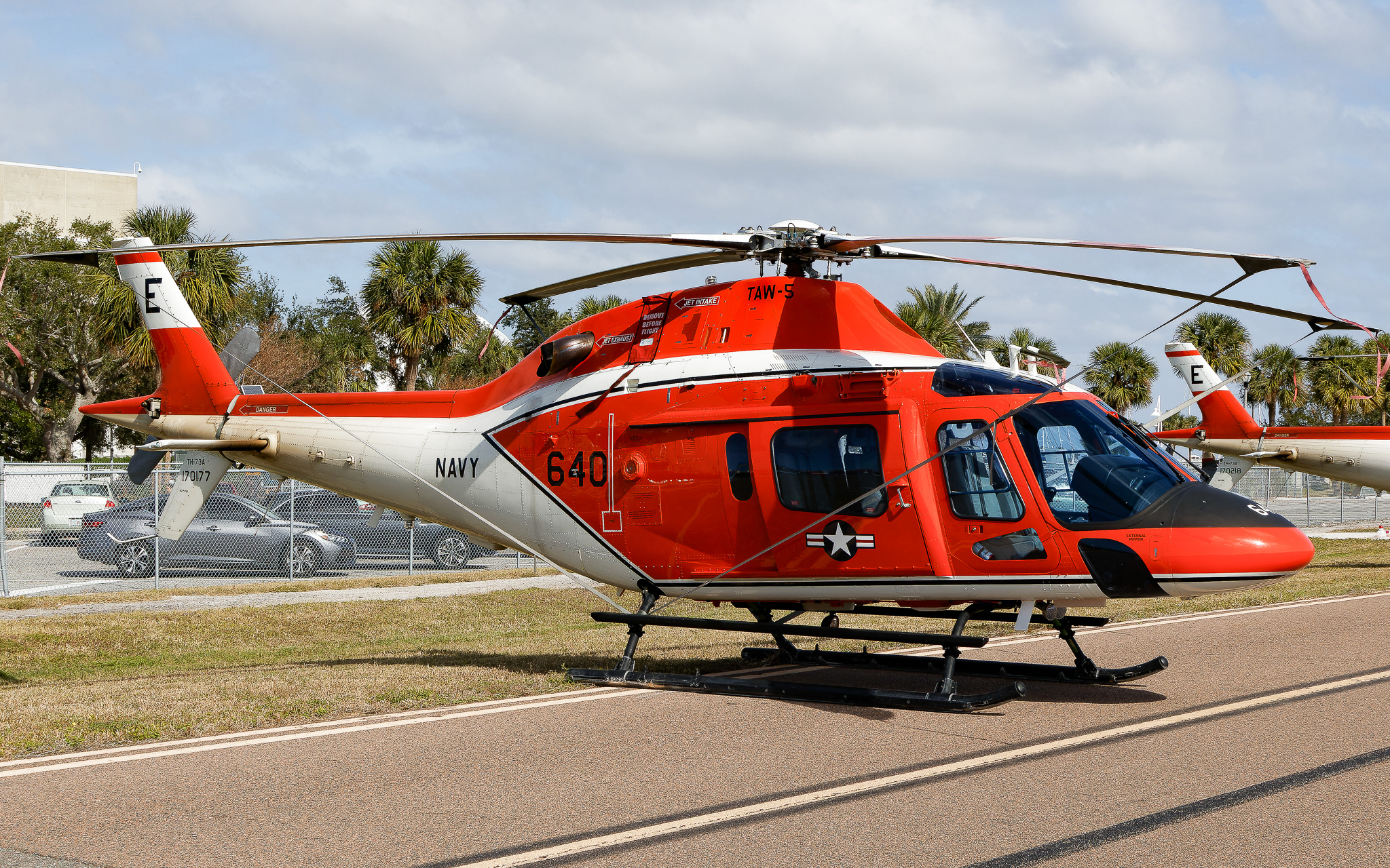 Full size: USN - United States Navy Agusta-Westland TH-73A 170177 at St. Petersburg Albert Whitted Airport