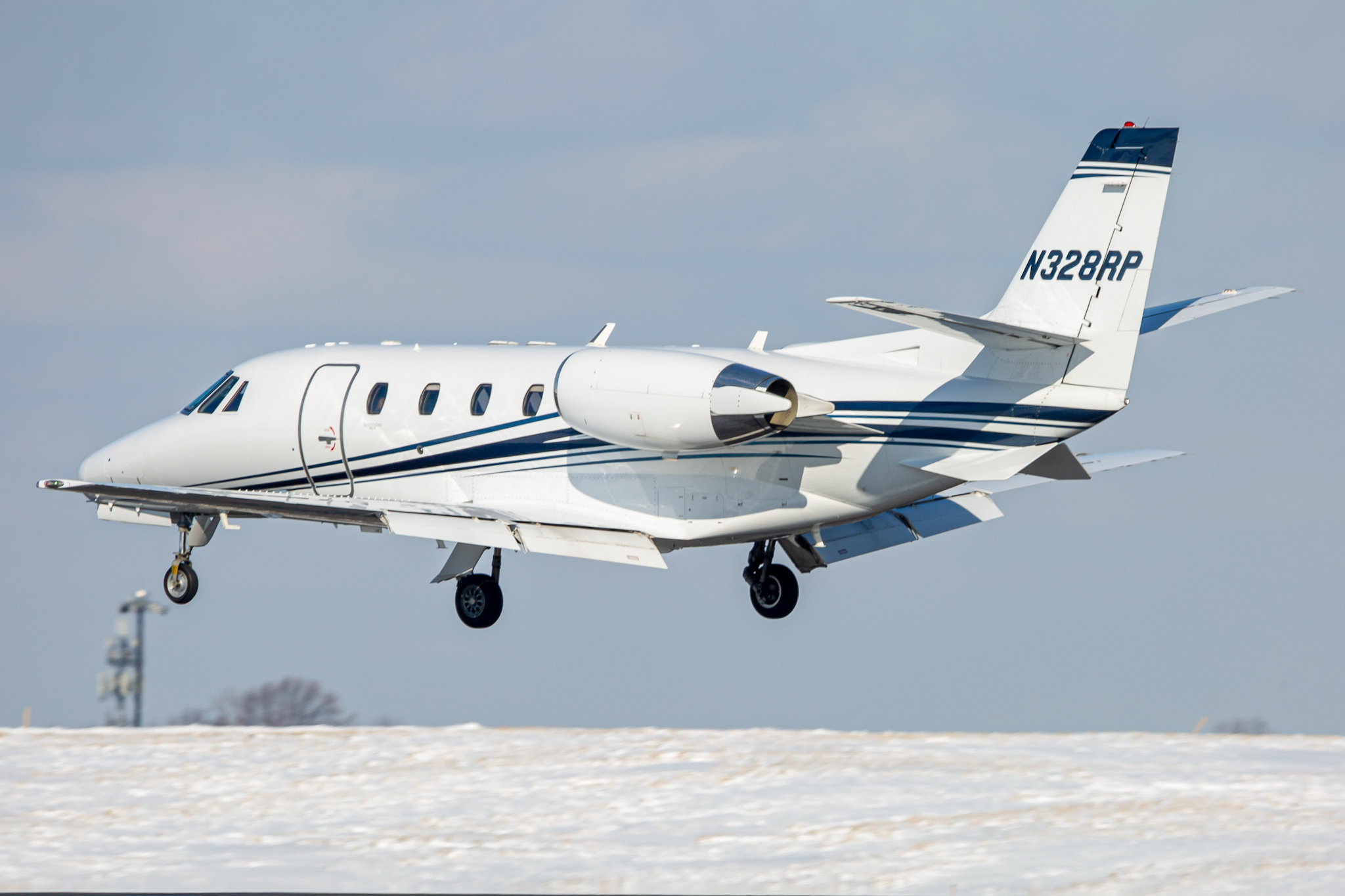Full size: PRIVATE Cessna 560XL Citation Excel N328RP at Baltimore/Washington International Thurgood Marshall Airport