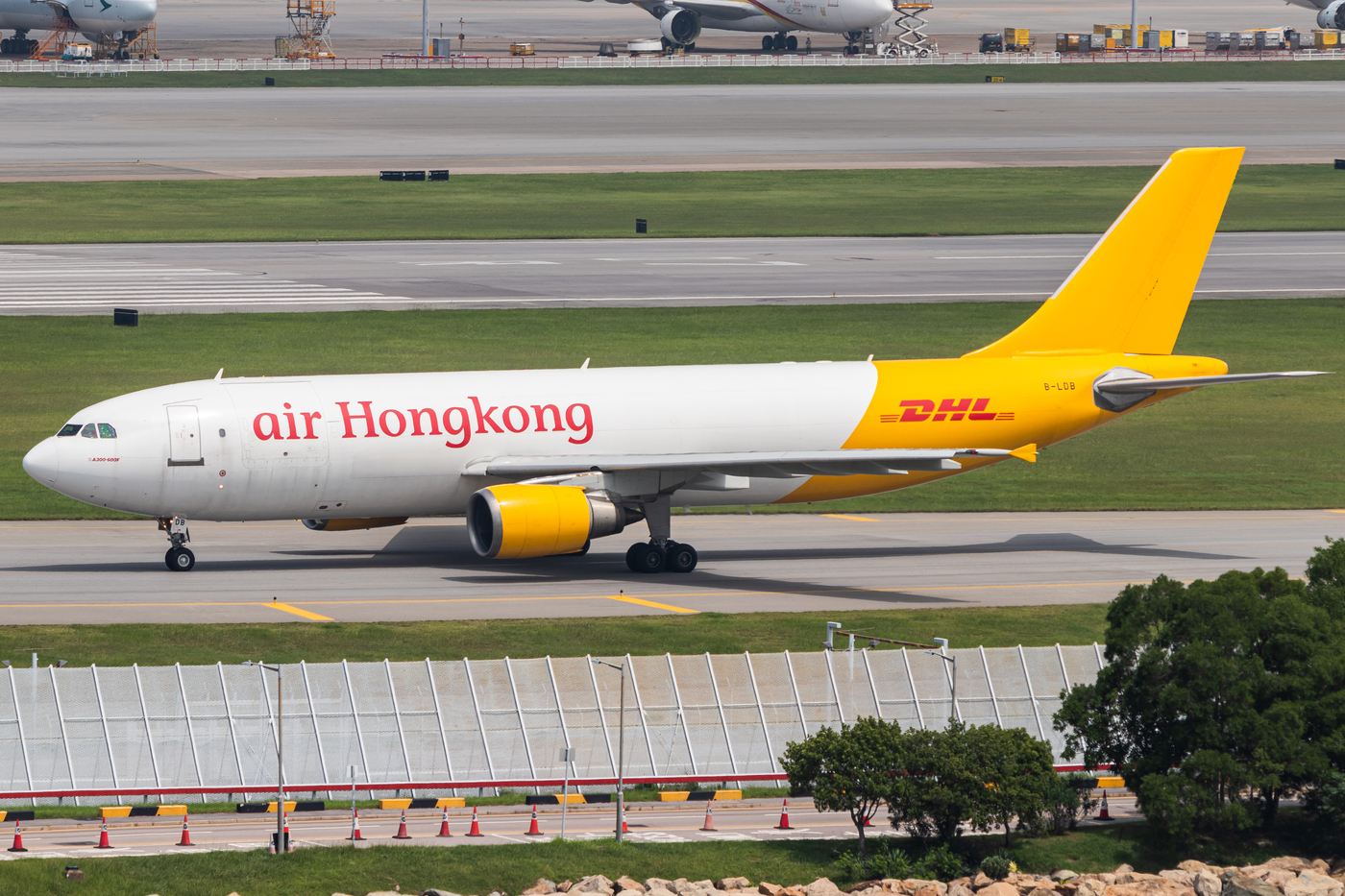 Full size: Air Hong Kong Airbus A300F-600 B-LDB at Hong Kong International Airport