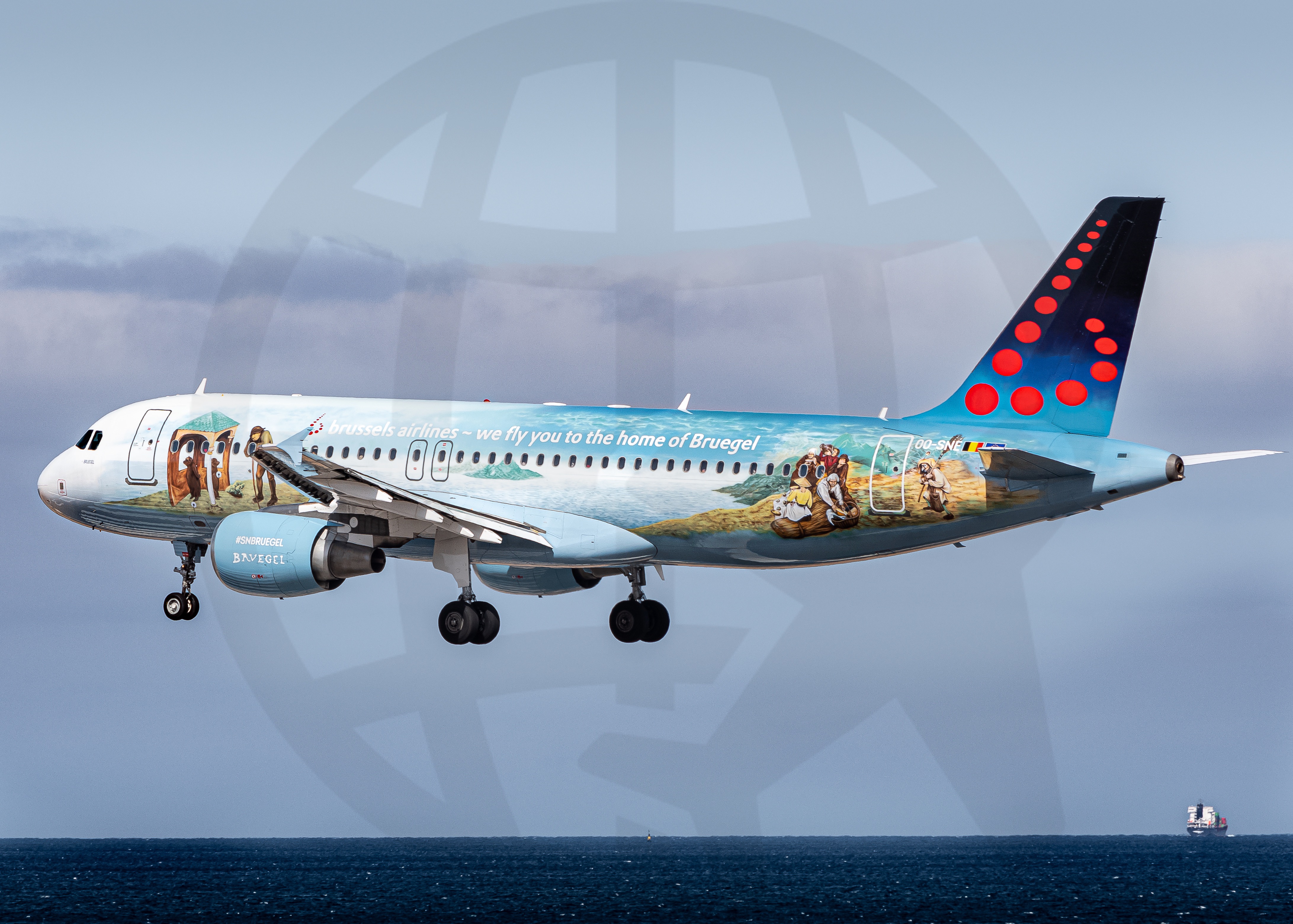 Full size: Brussels Airlines Airbus A320 OO-SNE at Lanzarote Airport