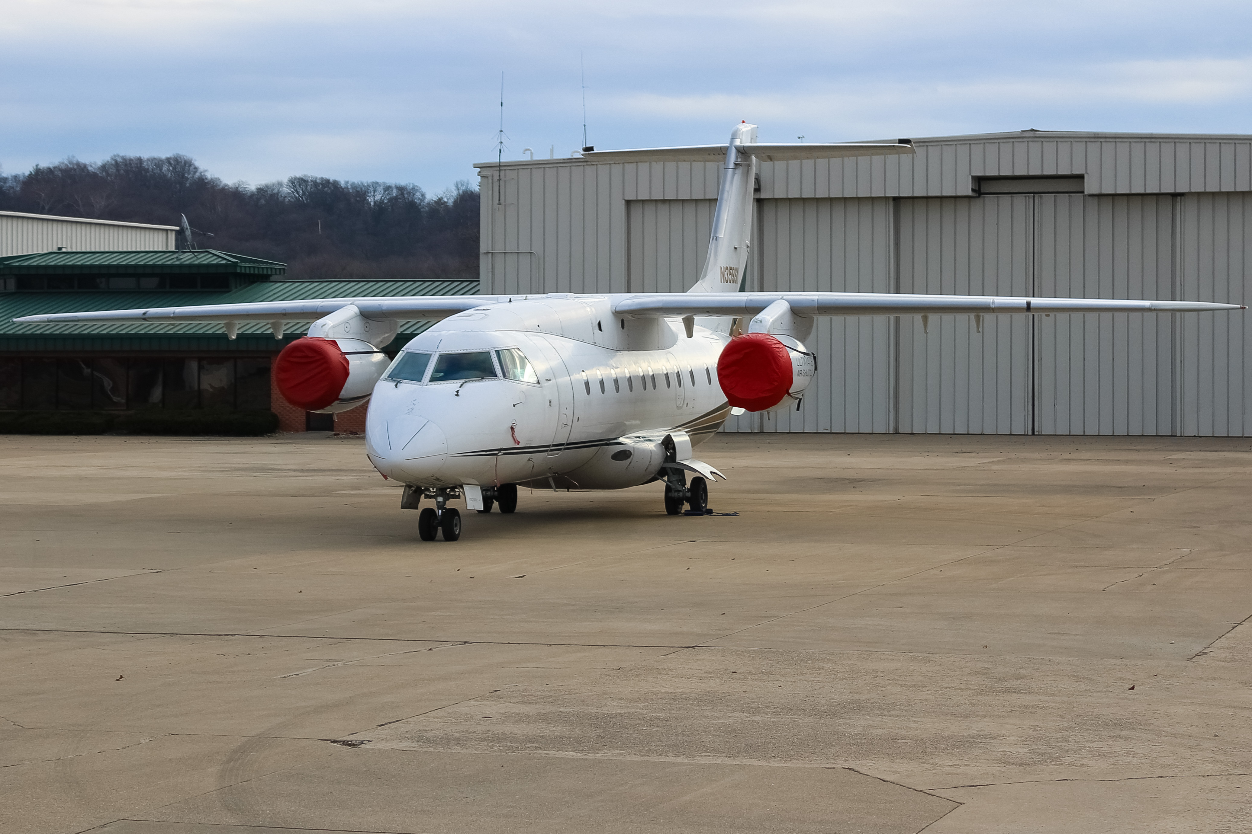 Full size: Ultimate Jet Charter Dornier 328JET N359SK at Cincinnati Municipal Airport/Lunken Field