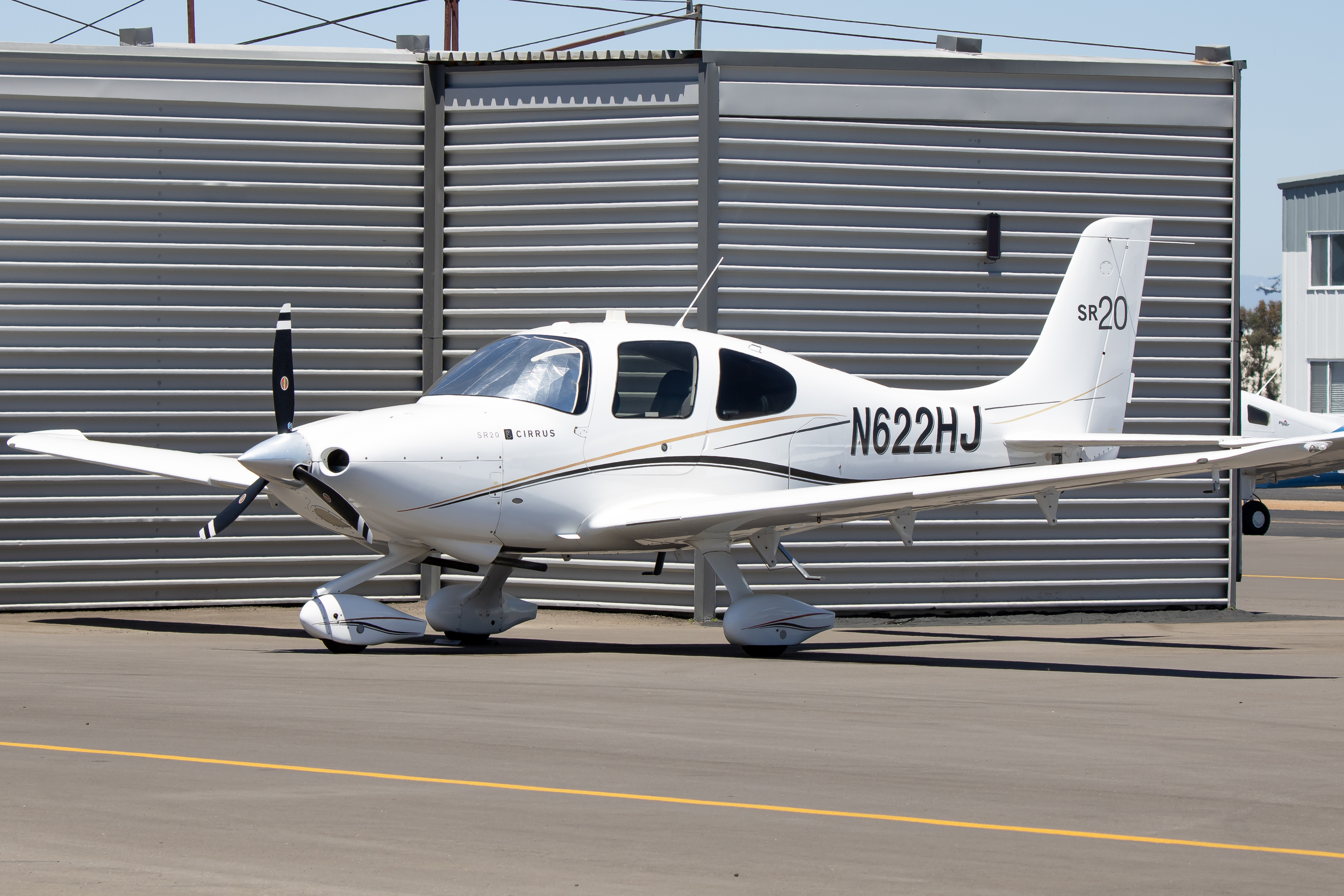 Full size: Coast Flight Training Cirrus SR20 N622HJ at Montgomery-Gibbs Executive Airport