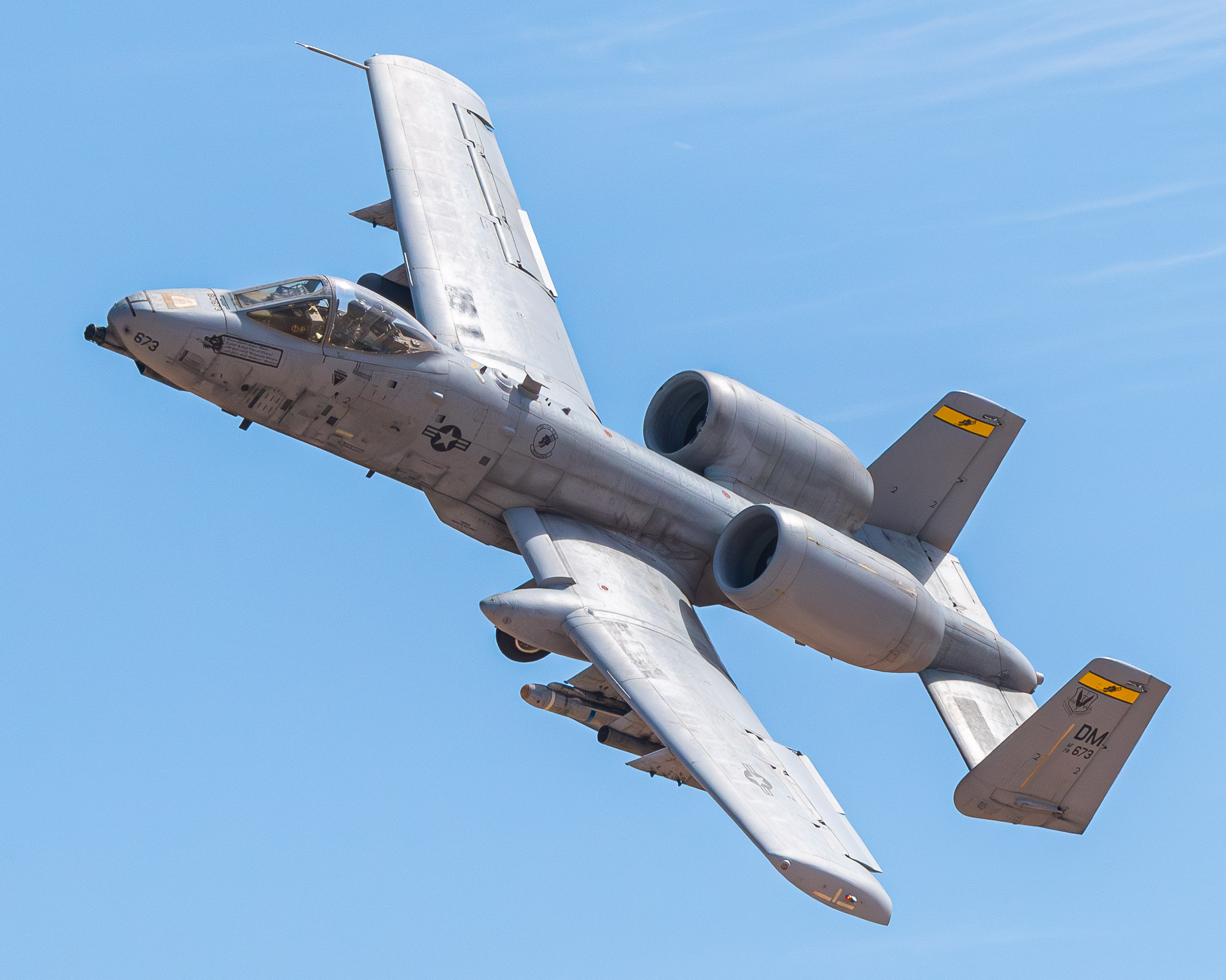 Full size: USAF - United States Air Force Fairchild A-10 Thunderbolt 78-0673 at Not Applicable