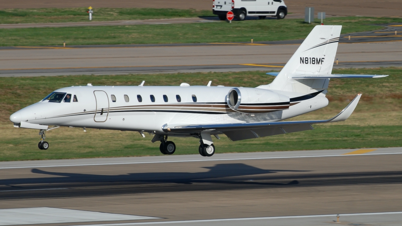 Full size: PRIVATE Cessna Citation Sovereign N818MF at Dallas Love Field Airport