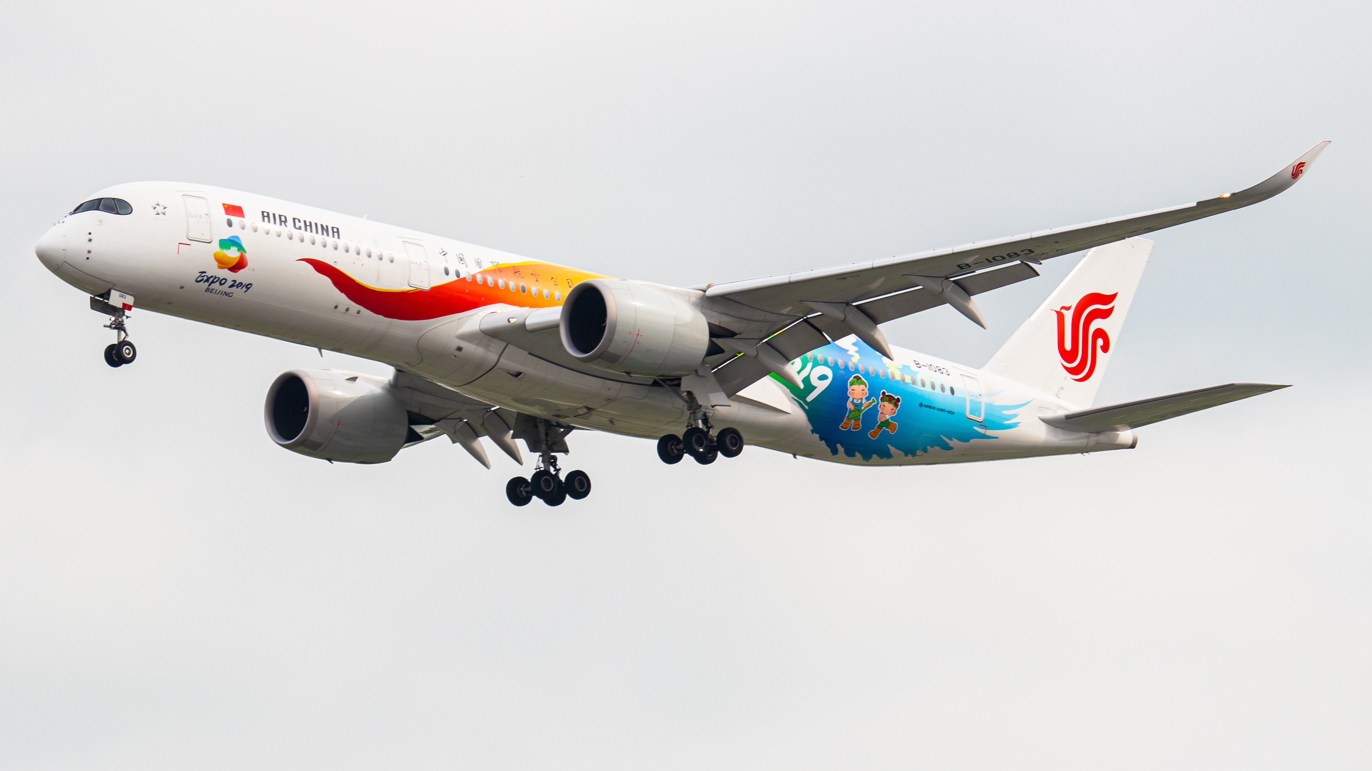 Full size: Air China  Airbus A350-900 B-1083 at Singapore-Changi Airport