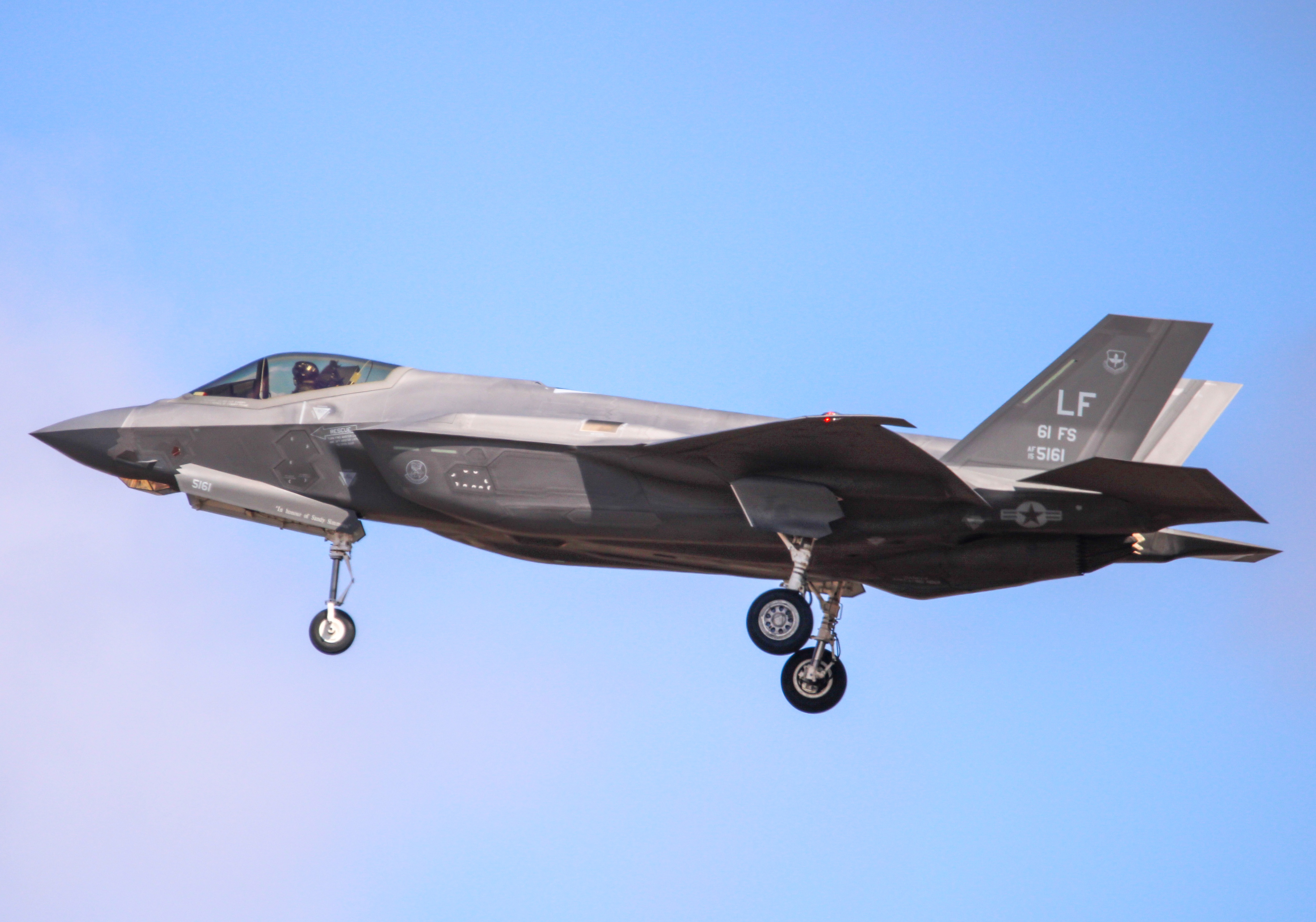 Full size: USAF - United States Air Force Lockheed Martin F-35 Lightning 15-5161 at Volk Field Airport