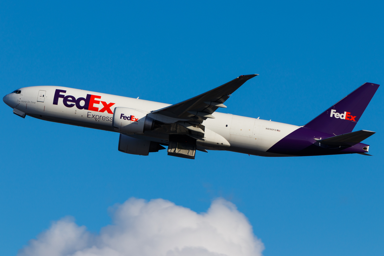 Full size: FedEx Boeing 777-F N896FD at Hong Kong International Airport