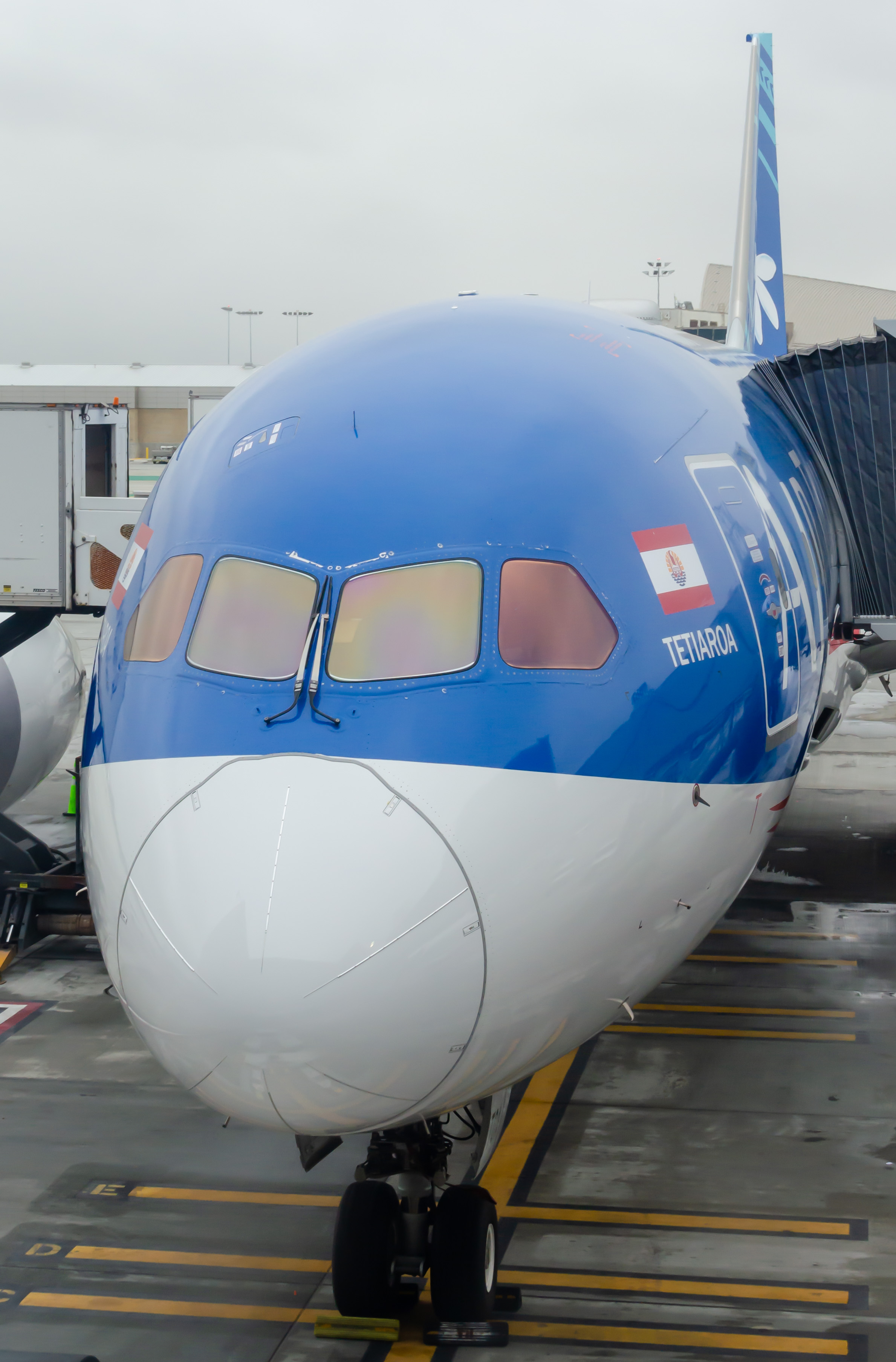 Full size: Air Tahiti Nui Boeing 787-9 F-OTOA  at Los Angeles International Airport