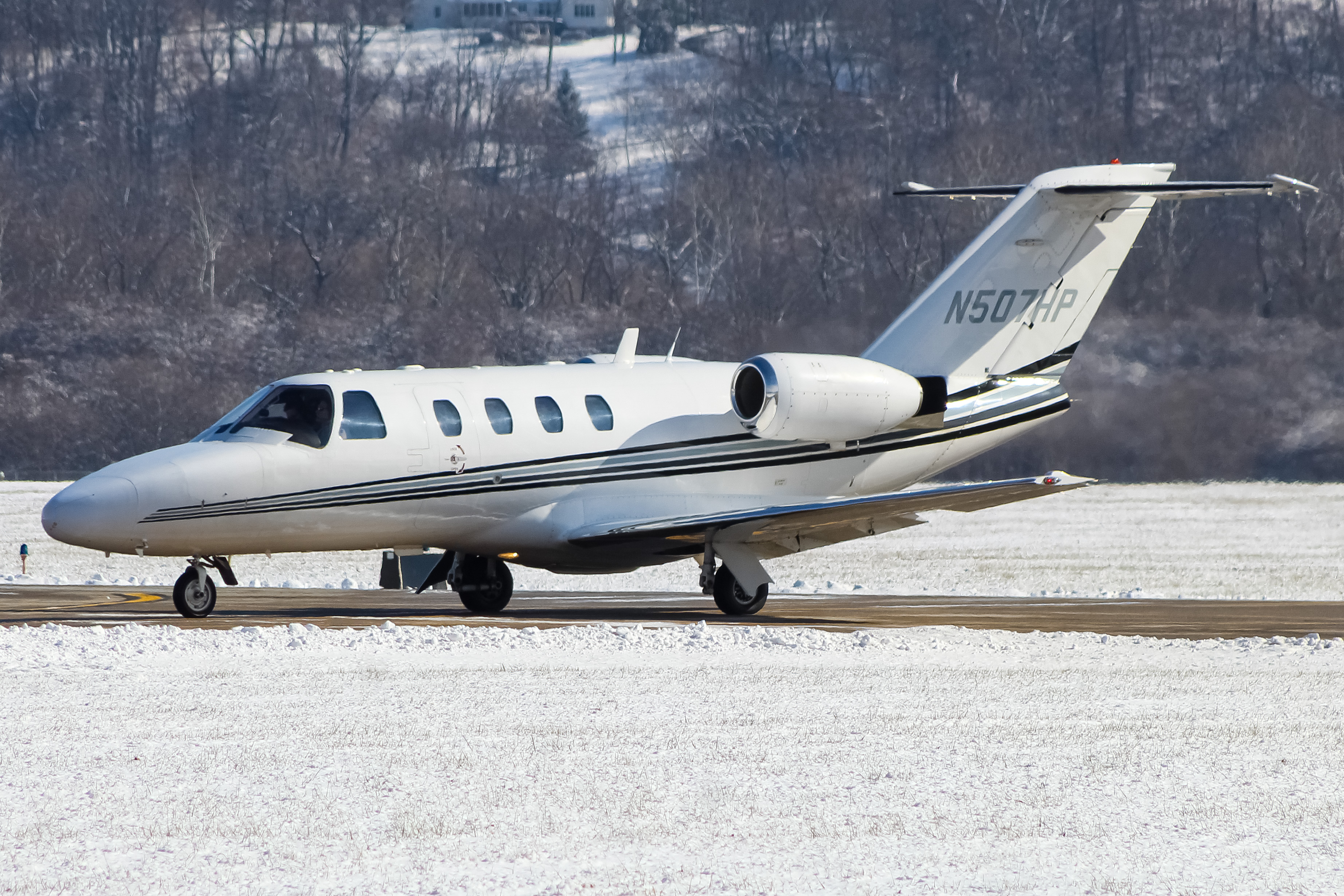 Full size: PRIVATE  Cessna 525 N507HP at Cincinnati Municipal Airport/Lunken Field