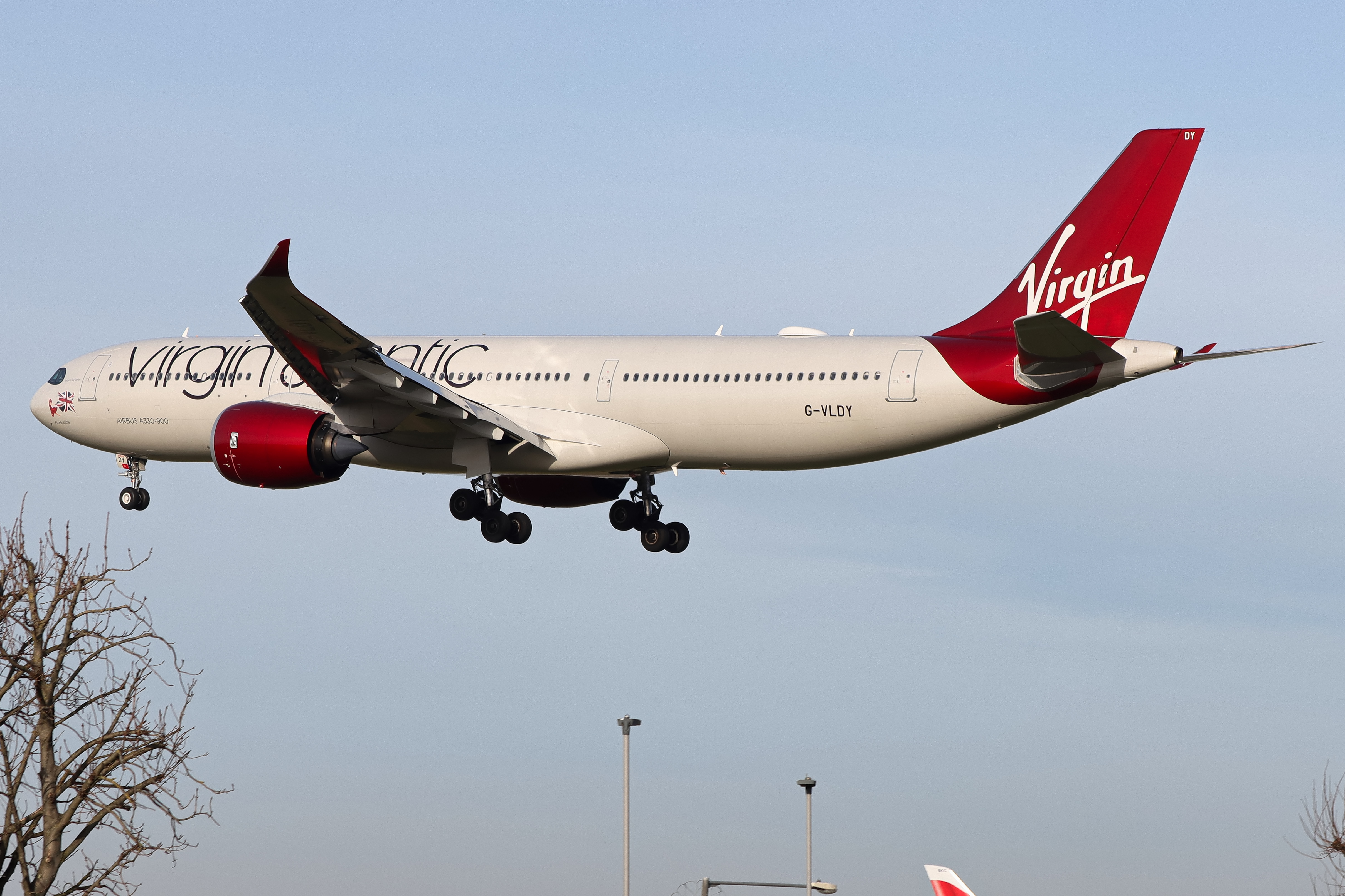 Full size: Virgin Atlantic Airbus A330-900 G-VLDY at London Heathrow International Airport