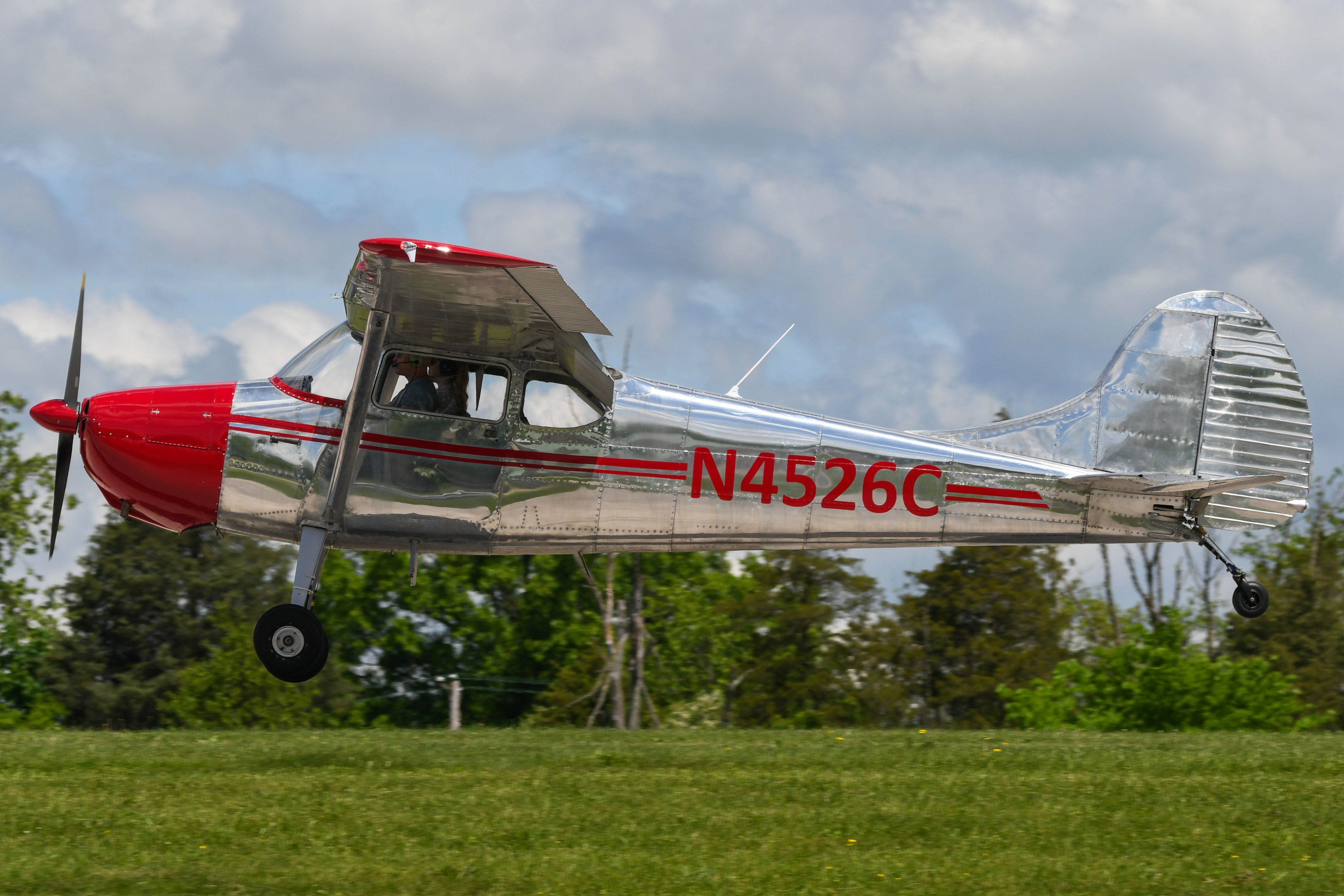 Full size: PRIVATE Cessna 170 N4526C at Heritage Field Airport