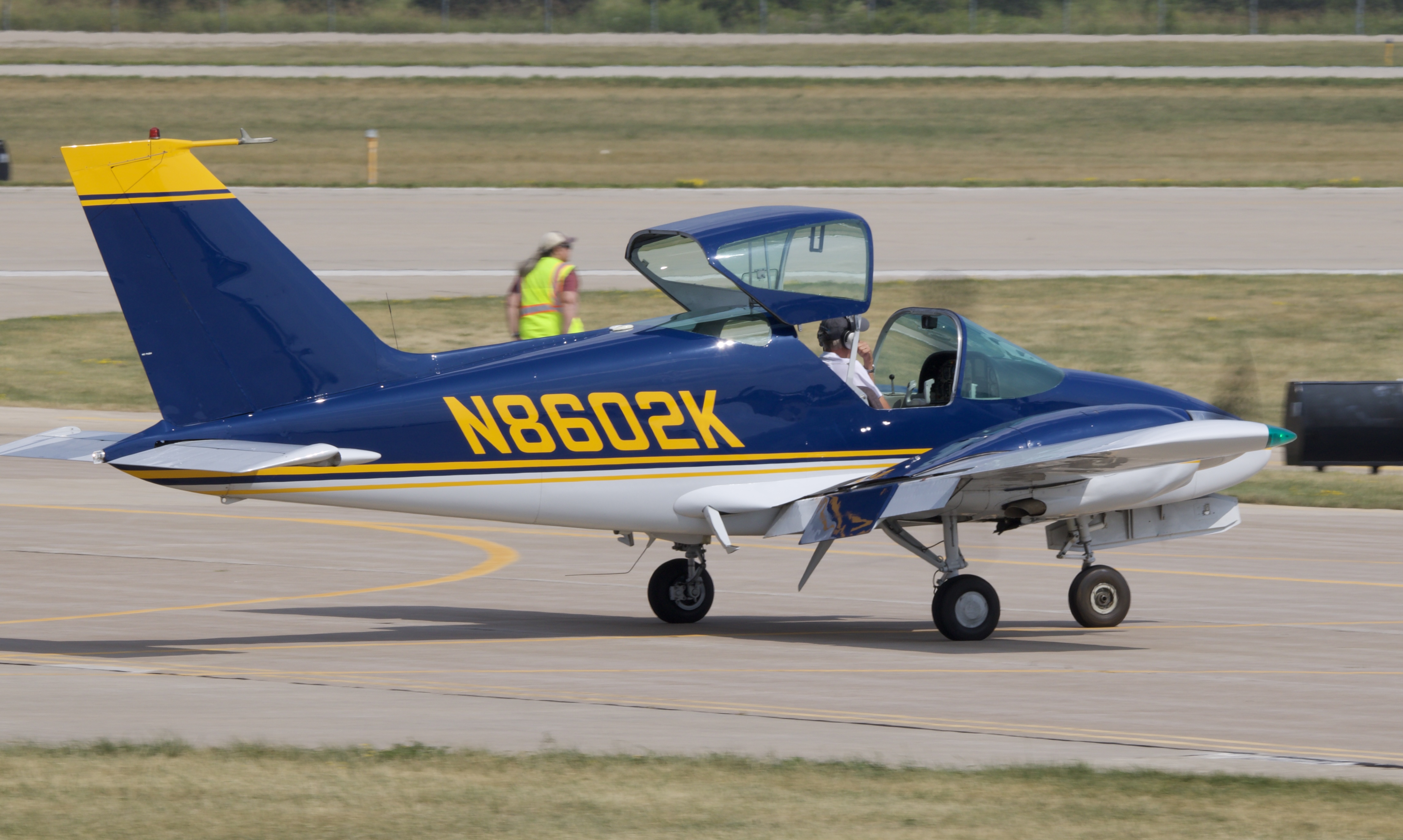 Full size: PRIVATE Wing D-1 Derringer N8602K at Wittman Regional Airport