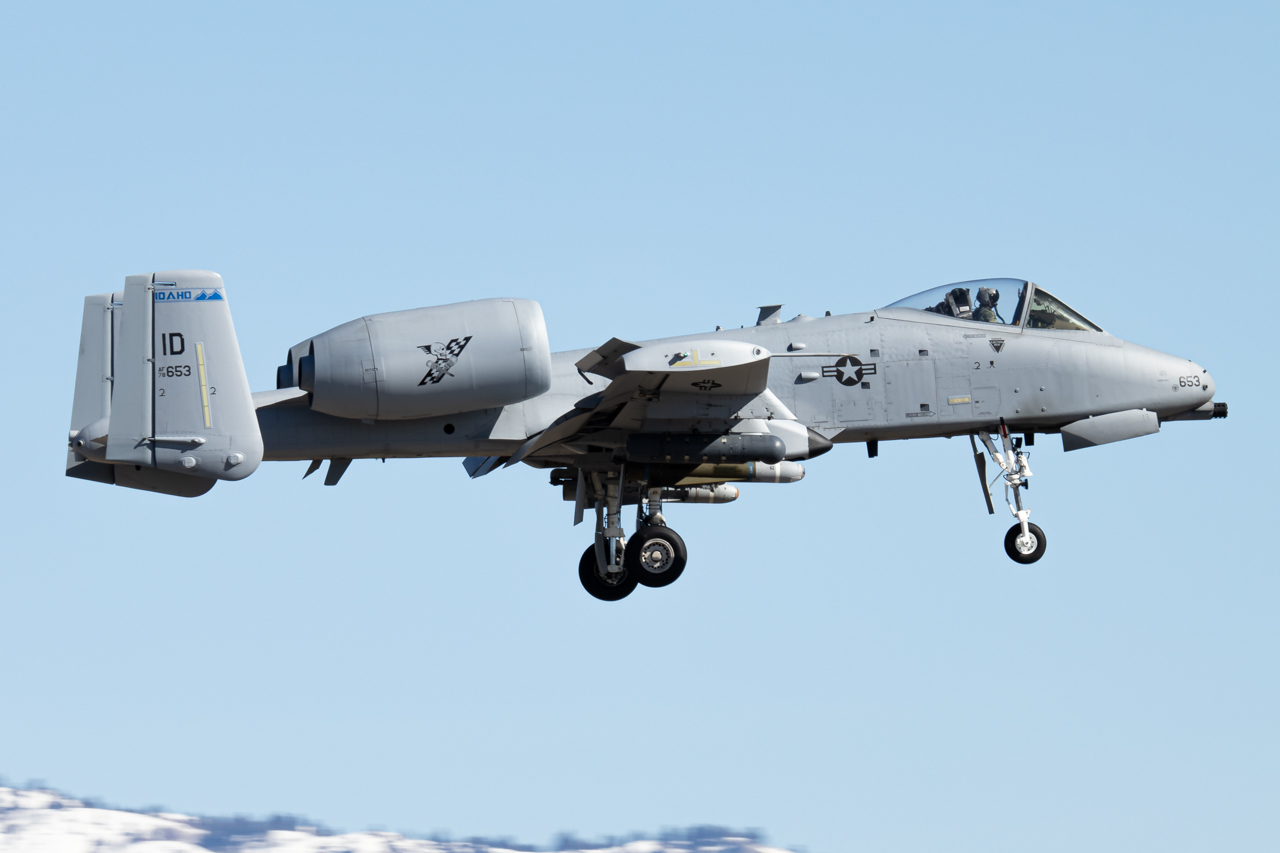 Full size: USAF - United States Air Force Fairchild A-10 Thunderbolt 78-0653 at Boise Air Terminal/Gowen Field