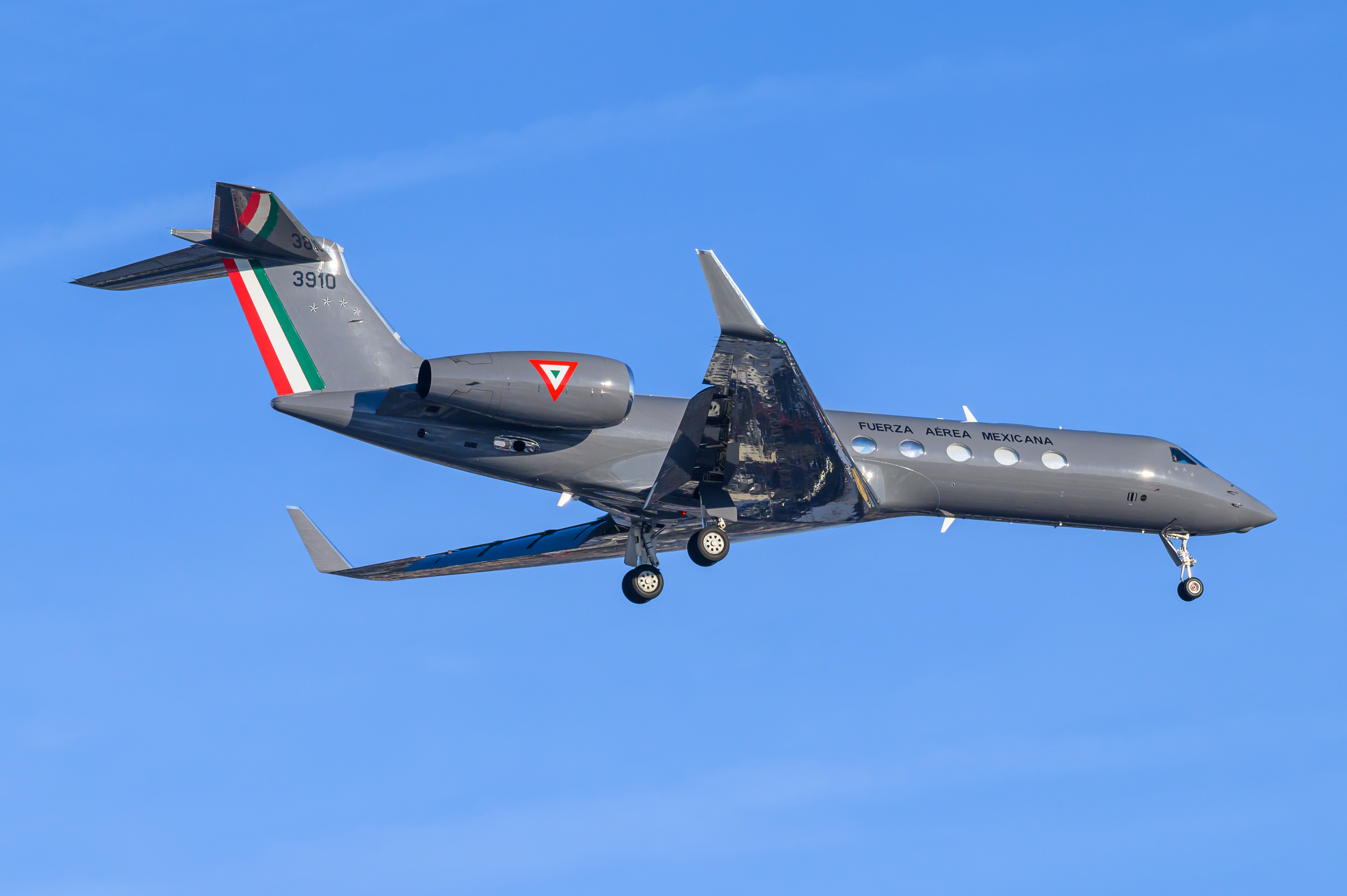 Full size: Mexican Air Force Gulfstream G550 3910 at Joint Base Andrews