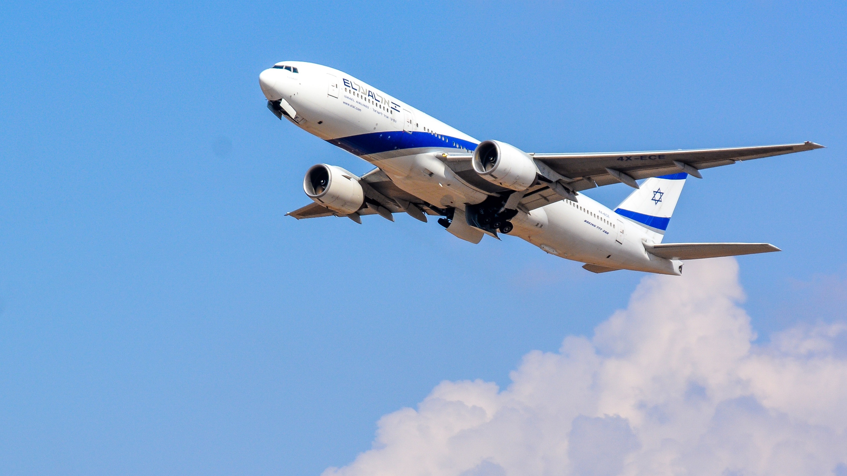 Full size: EL AL Boeing 777-200 4X-ECE at Tel Aviv-Ben Gurion Airport