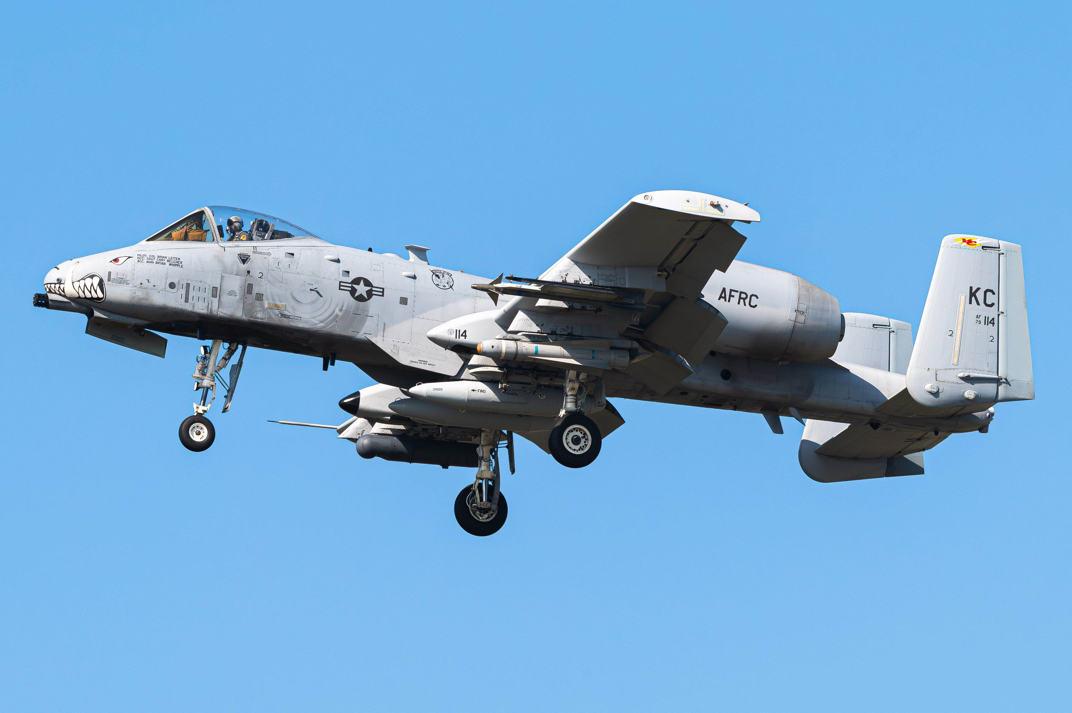 Full size: USAF - United States Air Force Fairchild A-10 Thunderbolt 79-0114 at North Island NAS