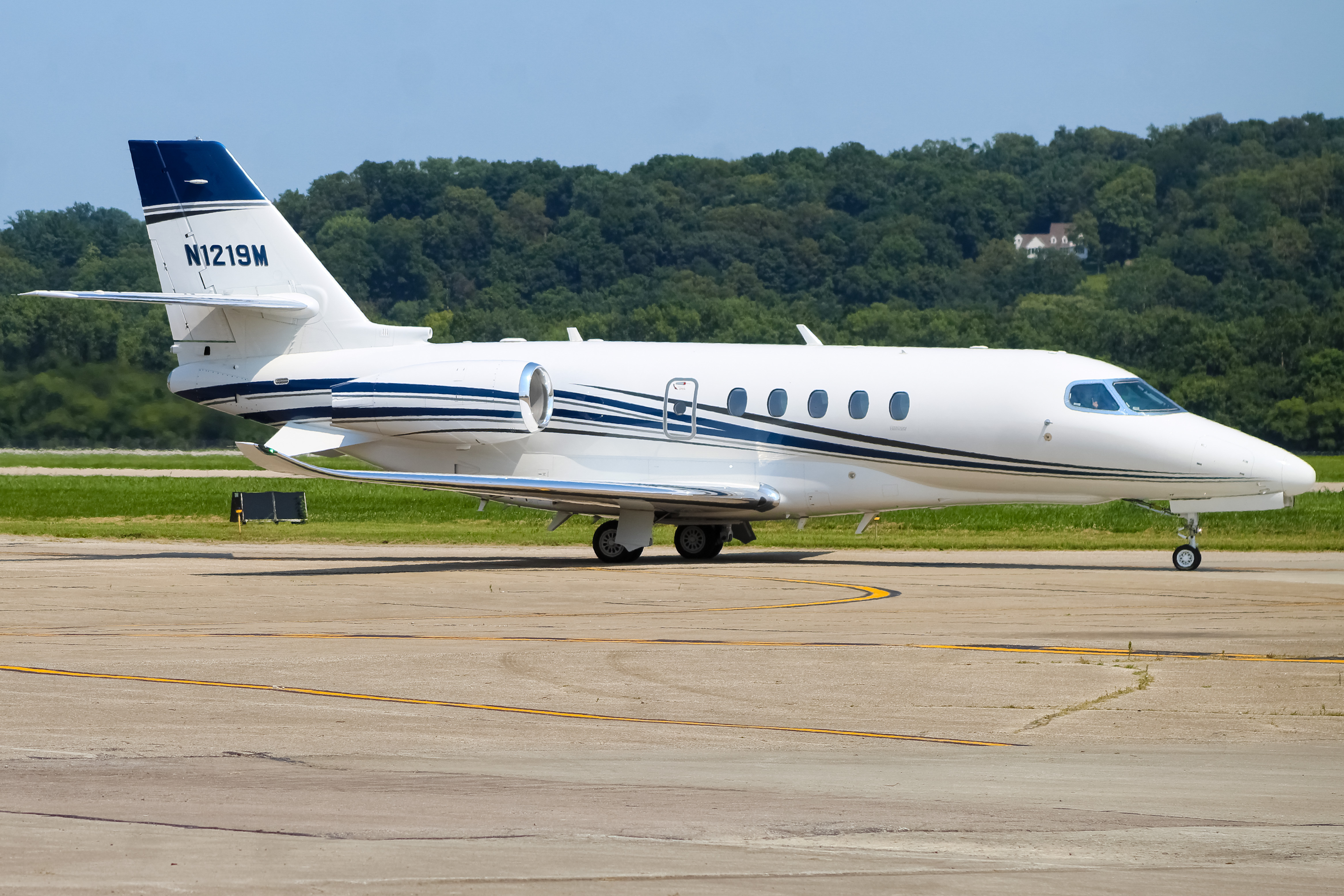 Full size: PRIVATE  Cessna Citation 680A Latitude N1219M at Cincinnati Municipal Airport/Lunken Field